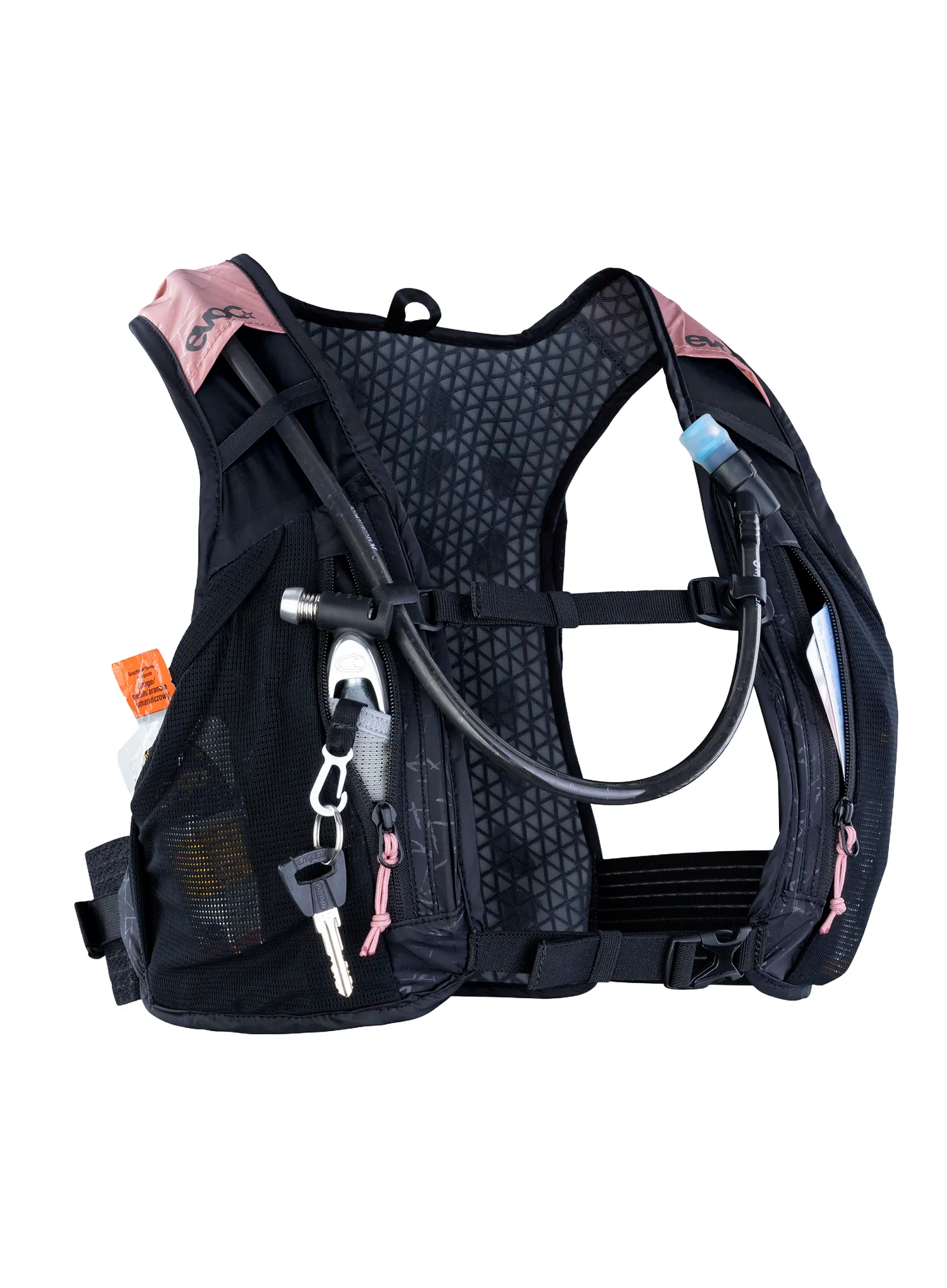 Evoc Hydro Pro 6 + Hydration Bladder 1,5 Kerékpáros hátizsák - dusty pink/black