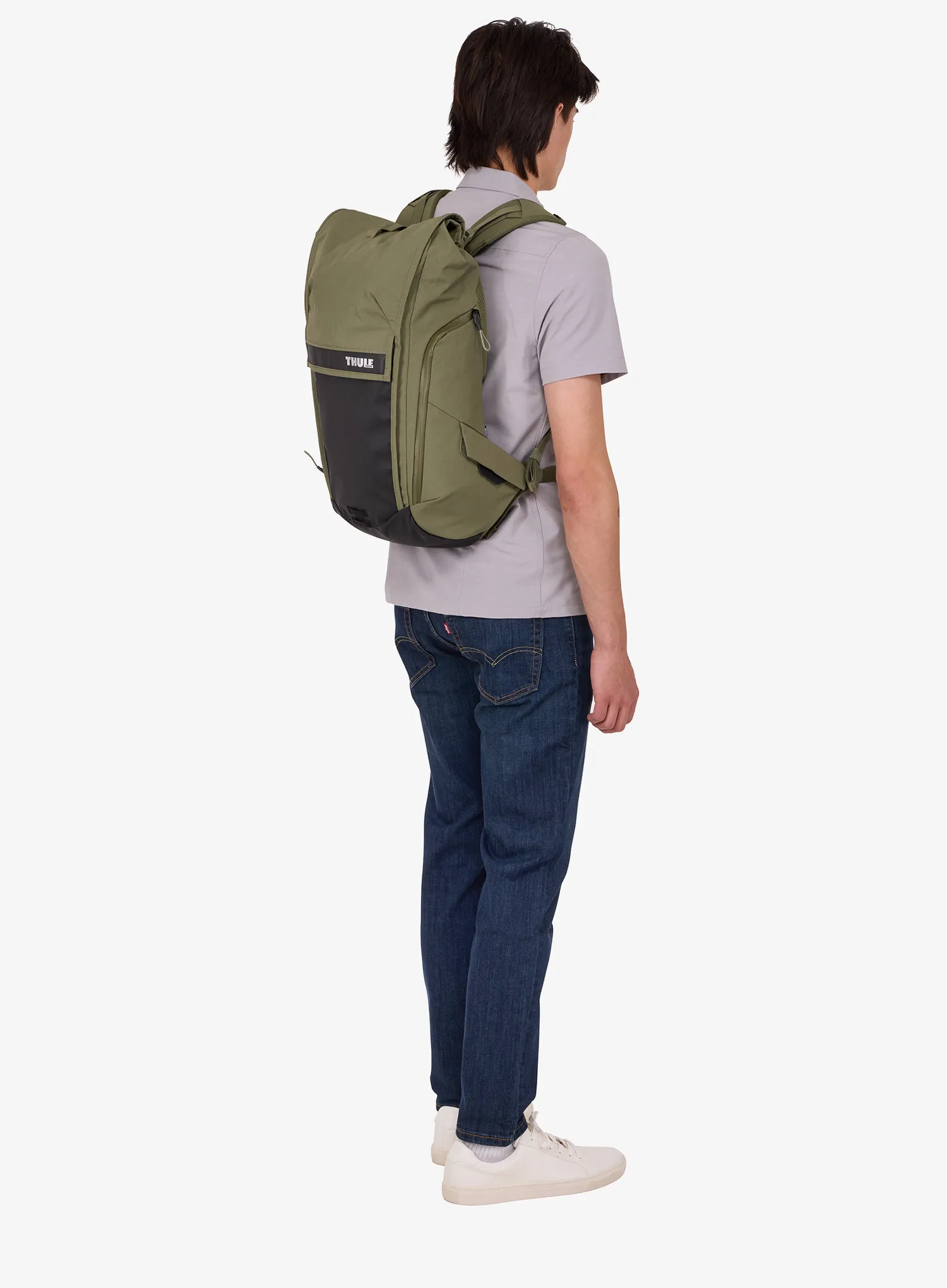 Thule Paramount Commuter Backpack 20L Kerékpáros hátizsák - soft green