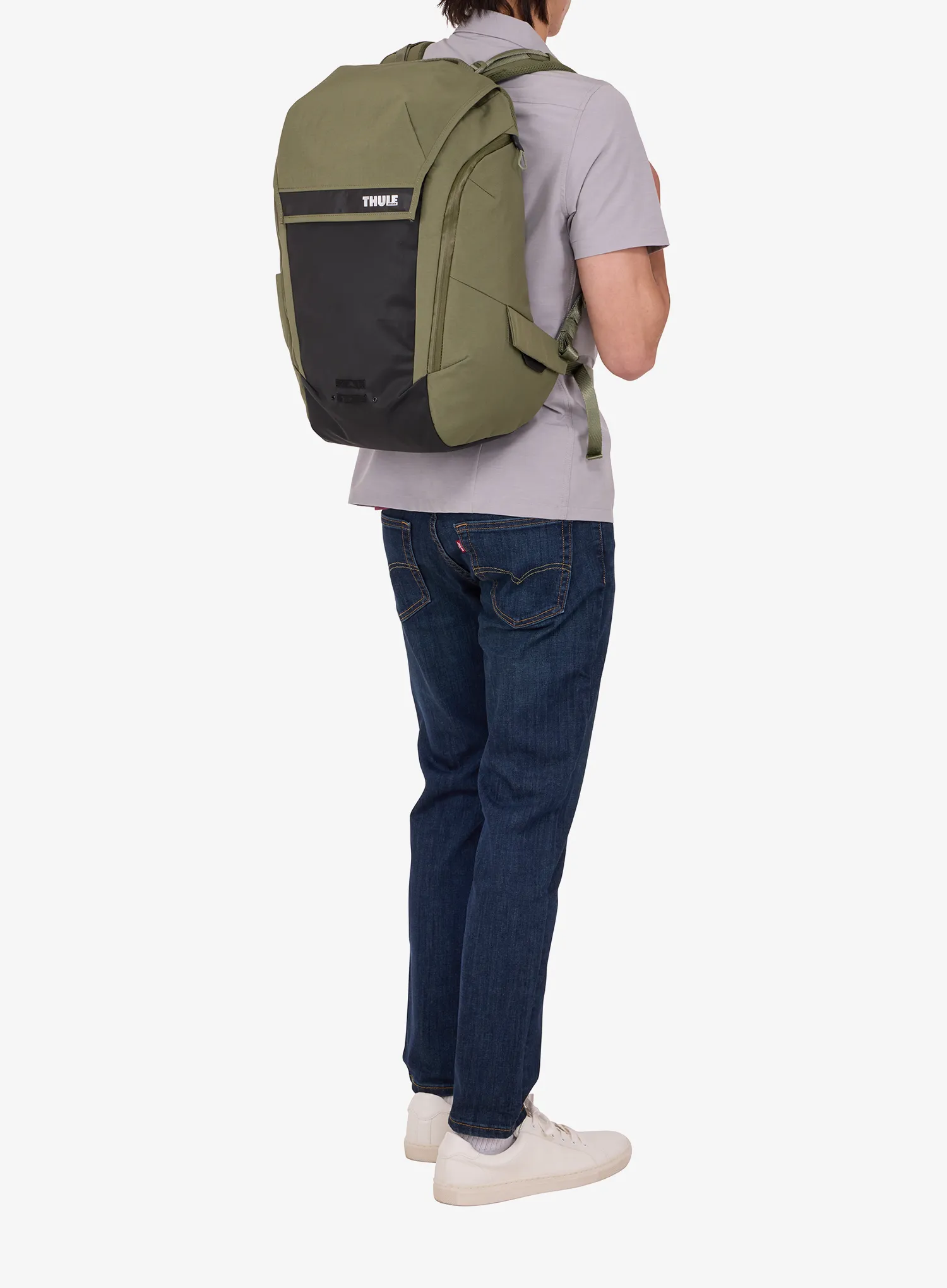 Thule Paramount Commuter Backpack 28L Kerékpáros hátizsák - soft green