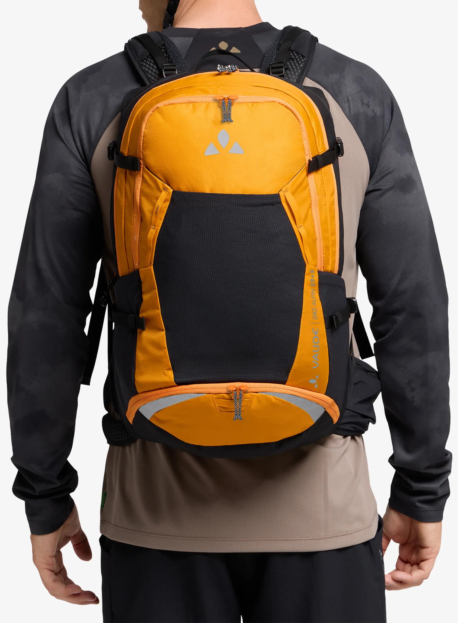 Vaude Bike Alpin 23+5 Kerékpáros hátizsák - kurkuma