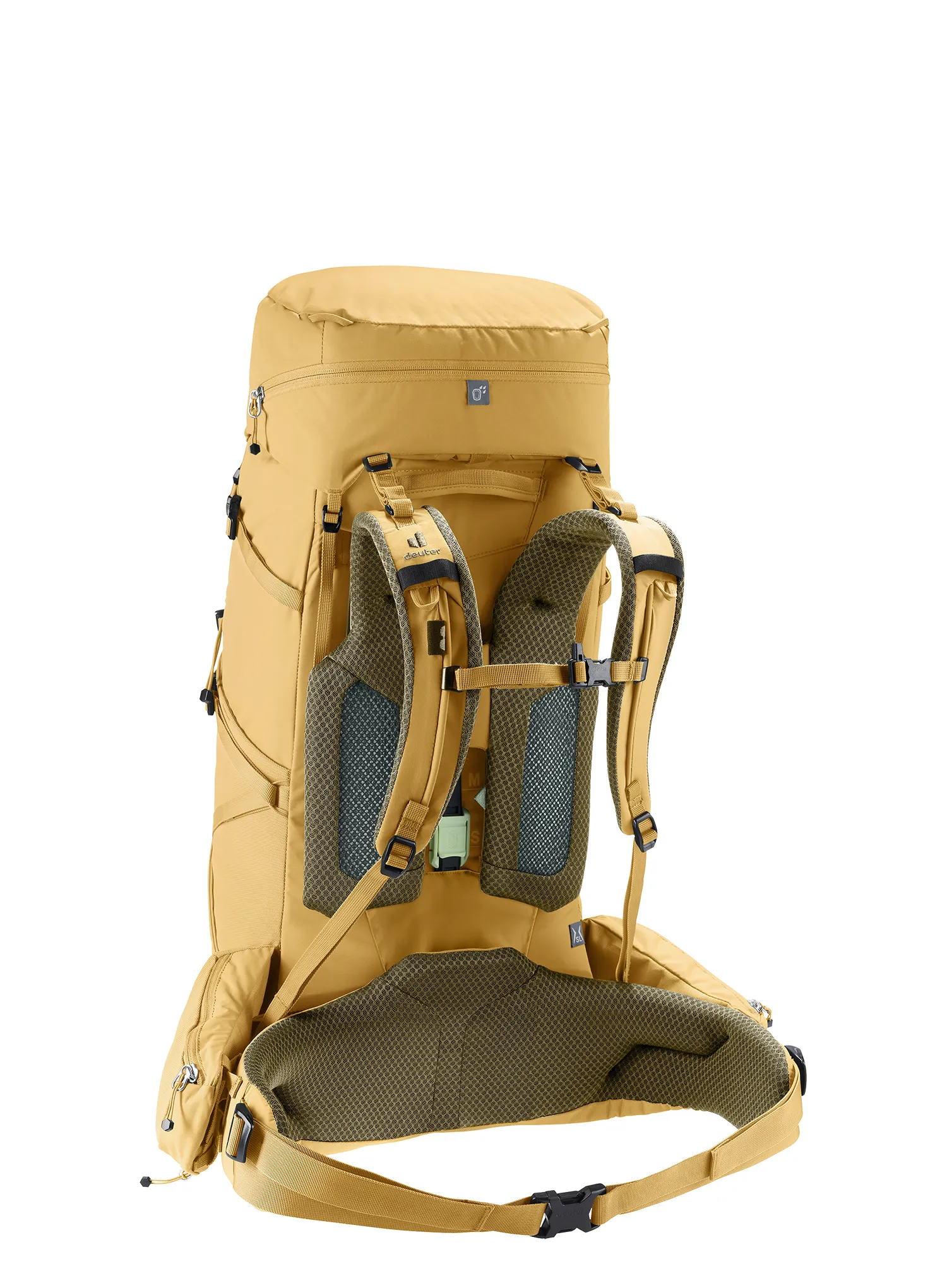 Deuter Aircontact Core 45+10 SL Női túrahátizsák - savanna/nori