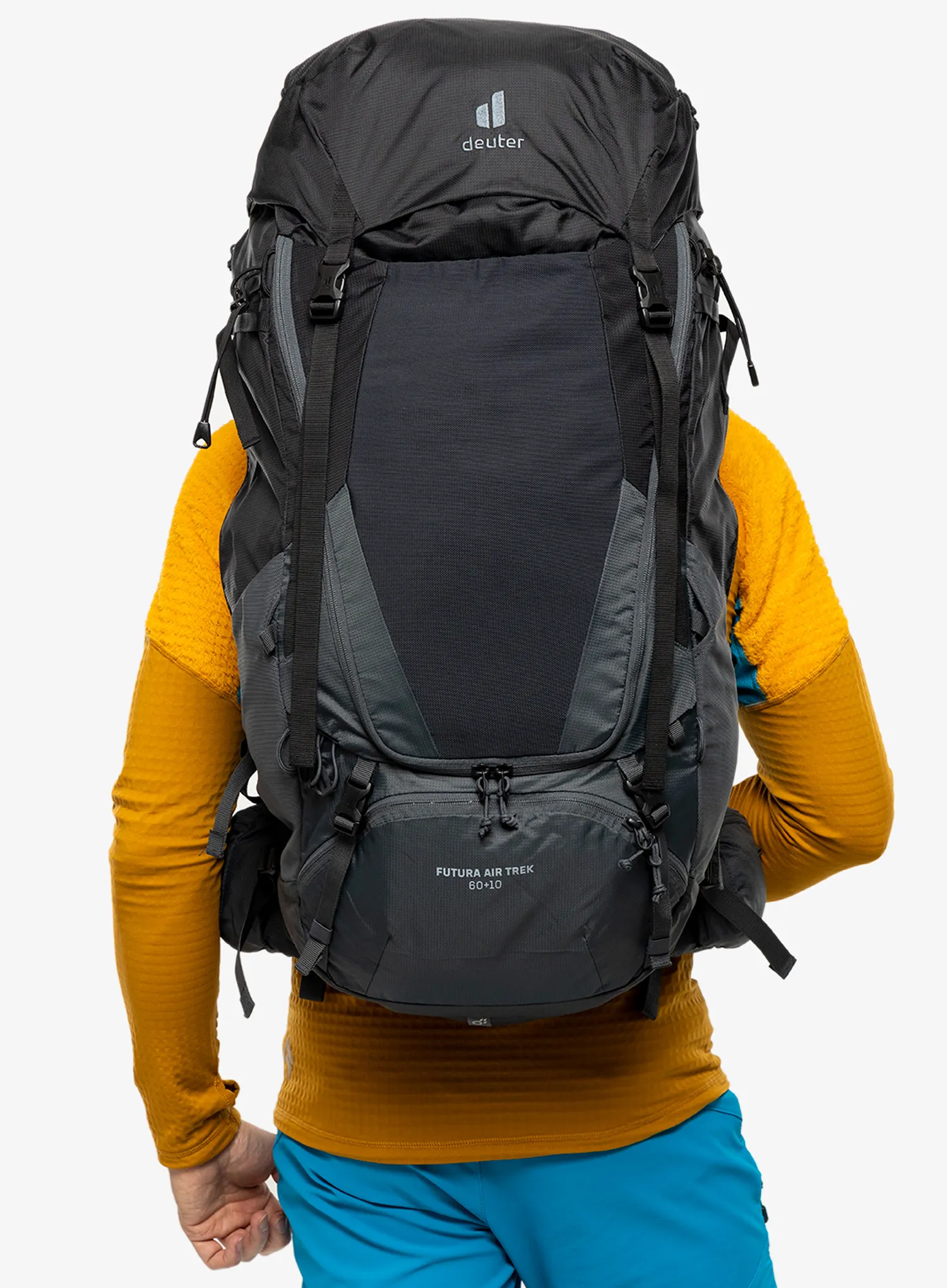 Deuter Futura Air Trek 60 + 10 Túrahátizsák - black/graphite