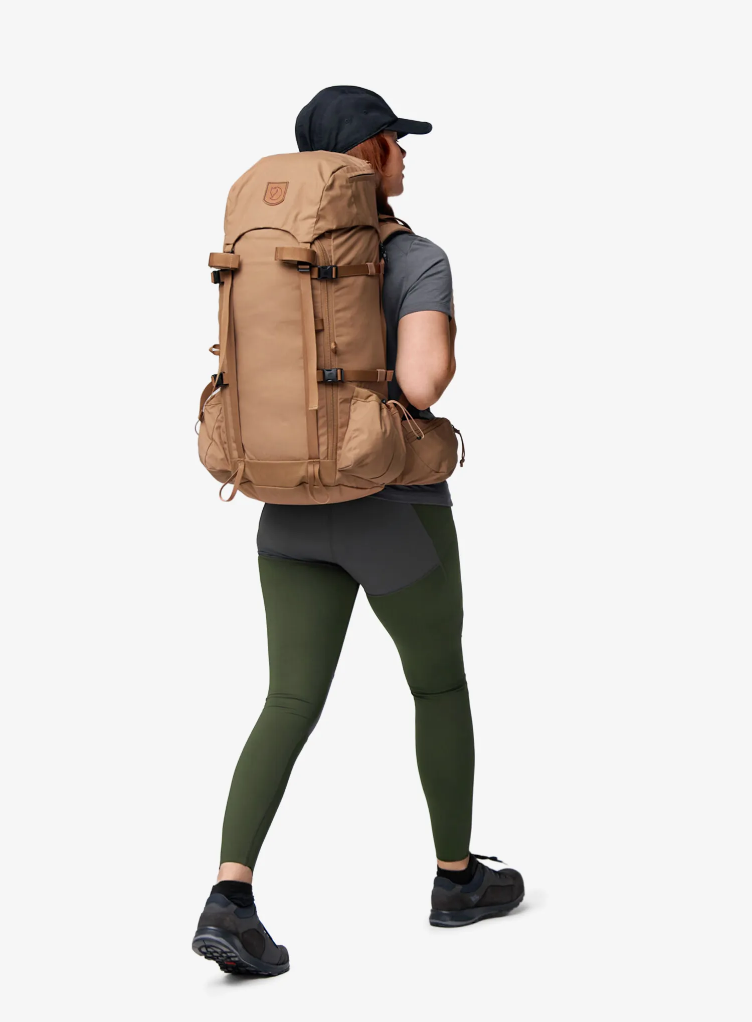 Fjallraven Kajka 35 Túrahátizsák - khaki dust