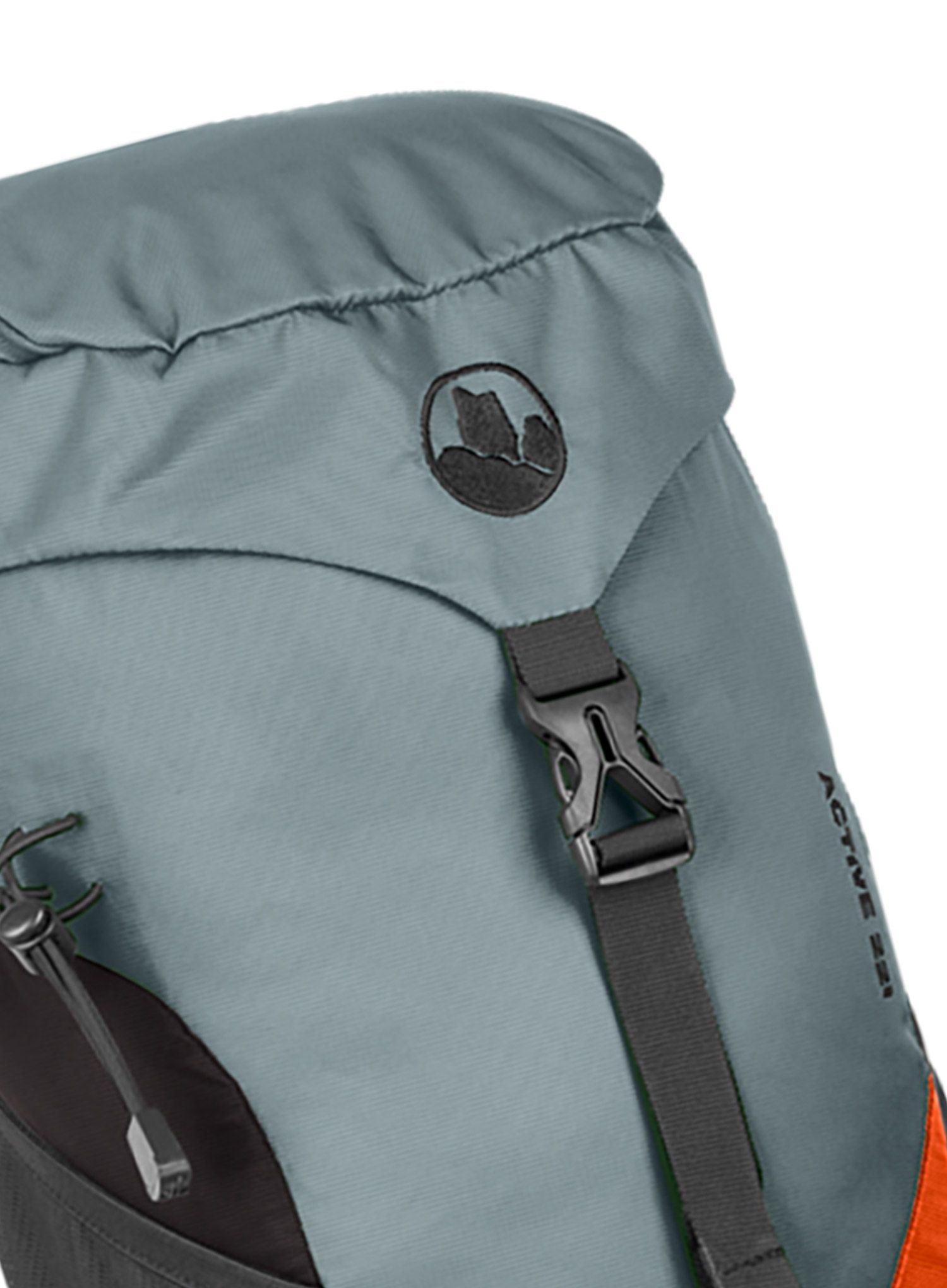 Kohla Active 22L Hátizsák távtartó hálóval - stormy sea/red orange/caviar
