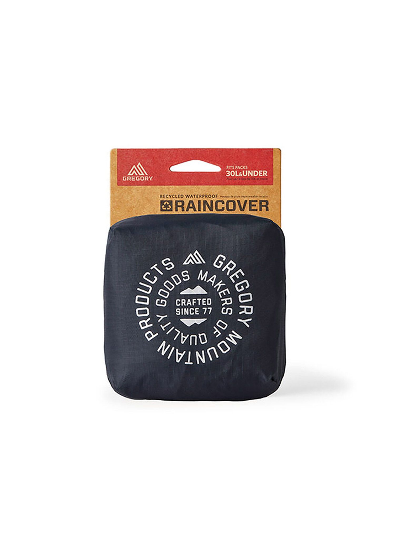 Gregory Raincover 30L Hátizsákhuzat - obsidian black