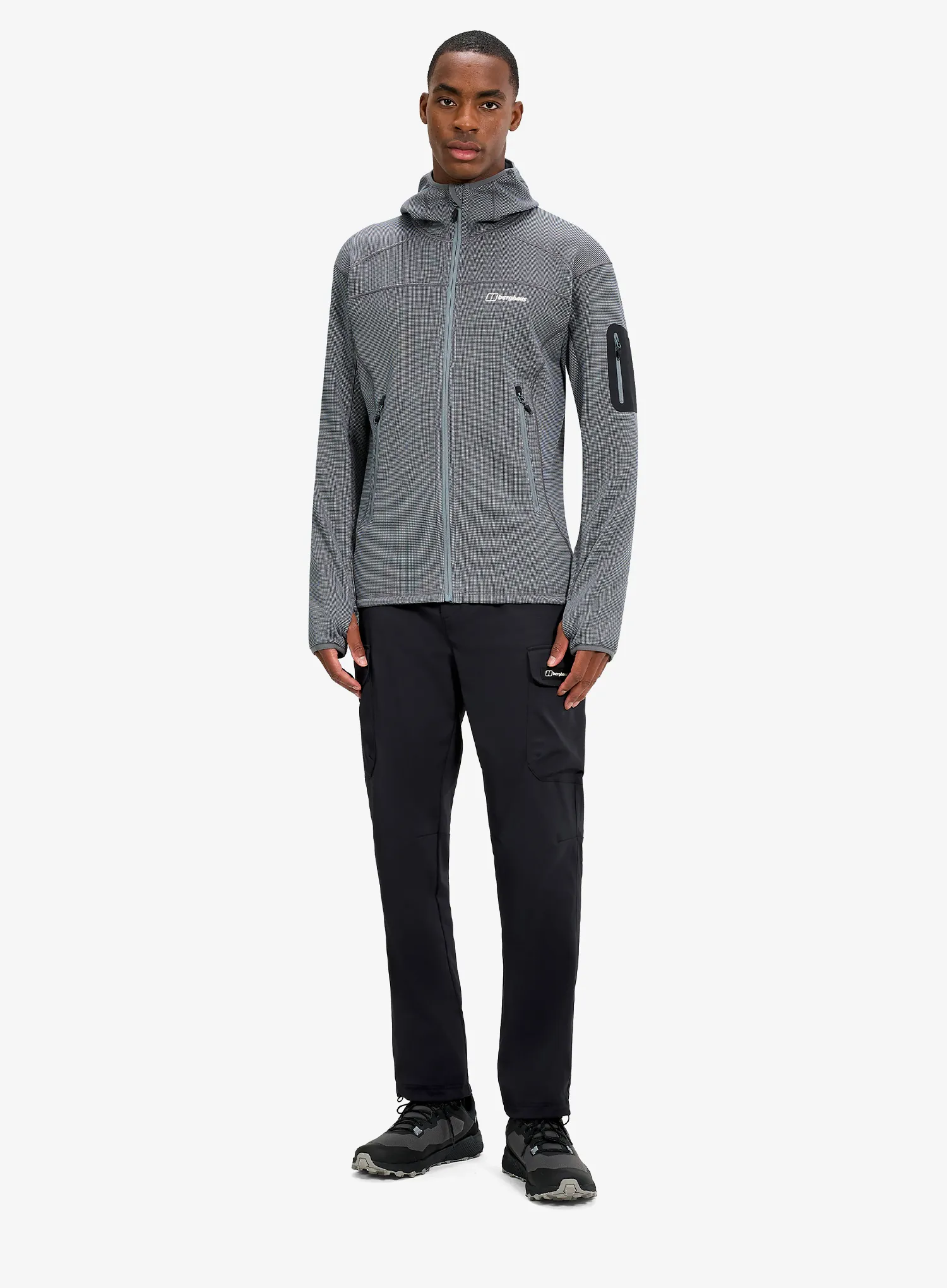 Berghaus Pravitale MTN 2.0 Hooded Jacket Polár - granite/cavern