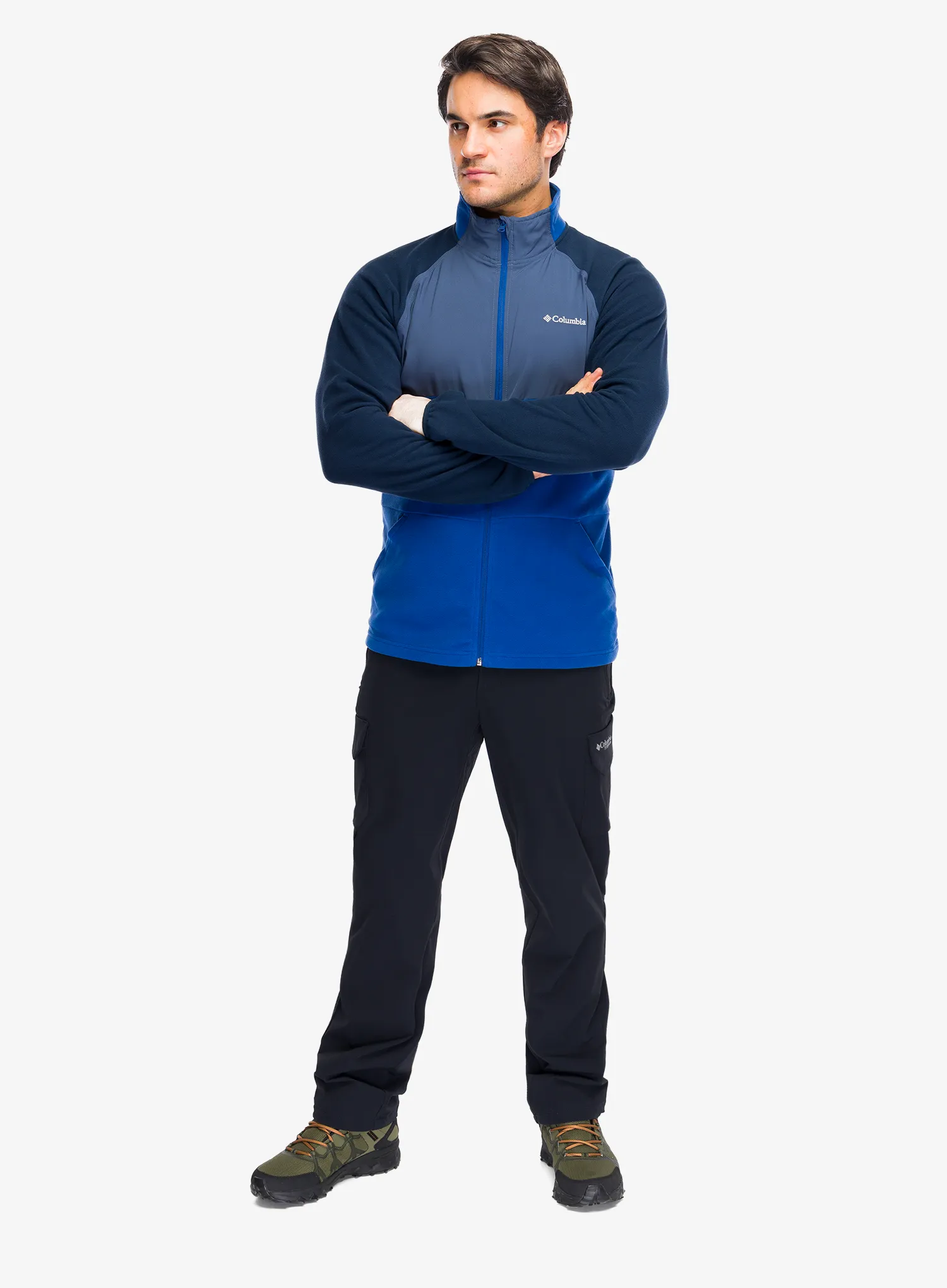 Columbia Vital Valley LW Fleece Polár - m.blue/coll navy/dark mountain