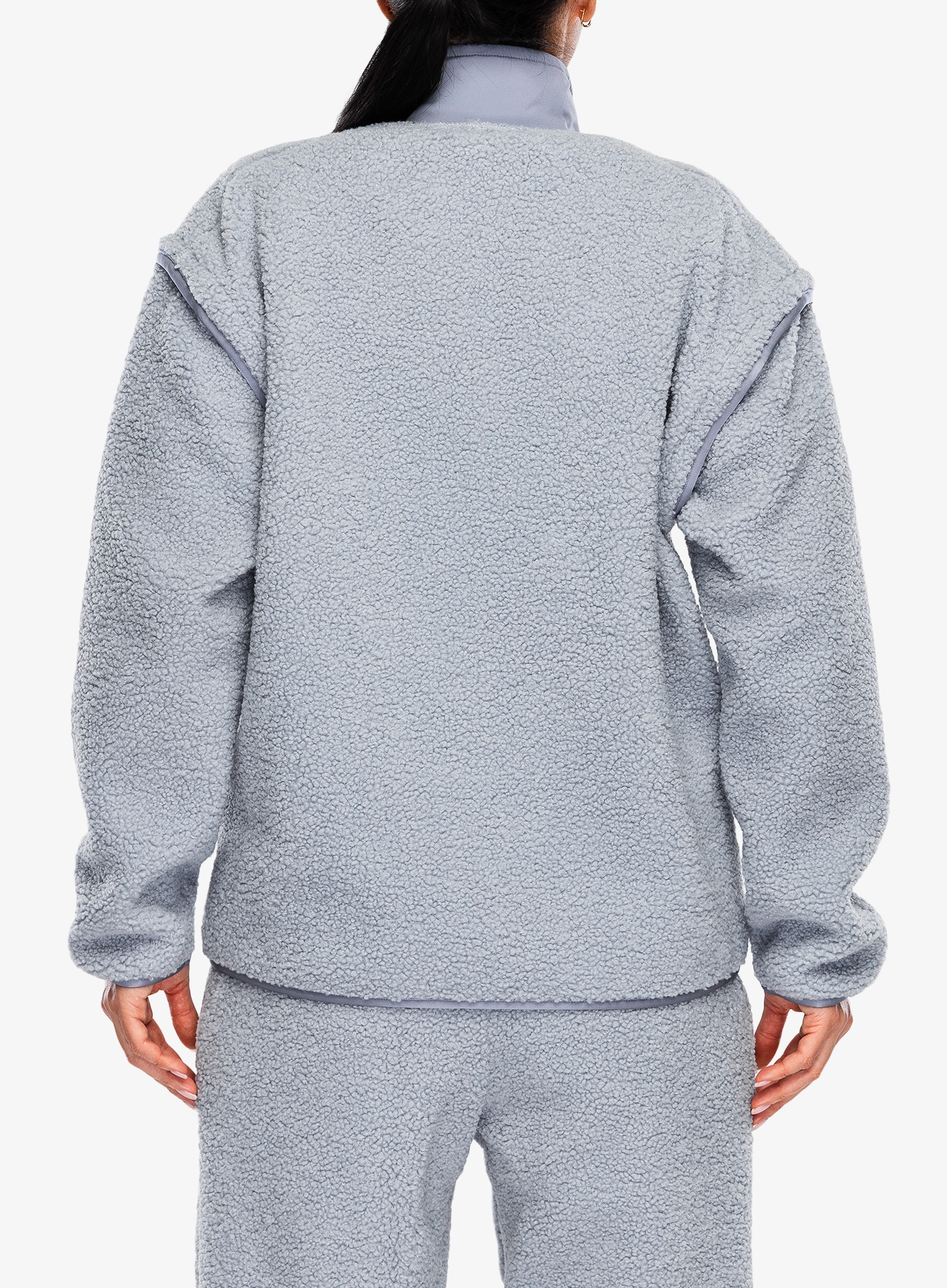 adidas Poc Xploric High Pile Fleece Női polár - halo silver