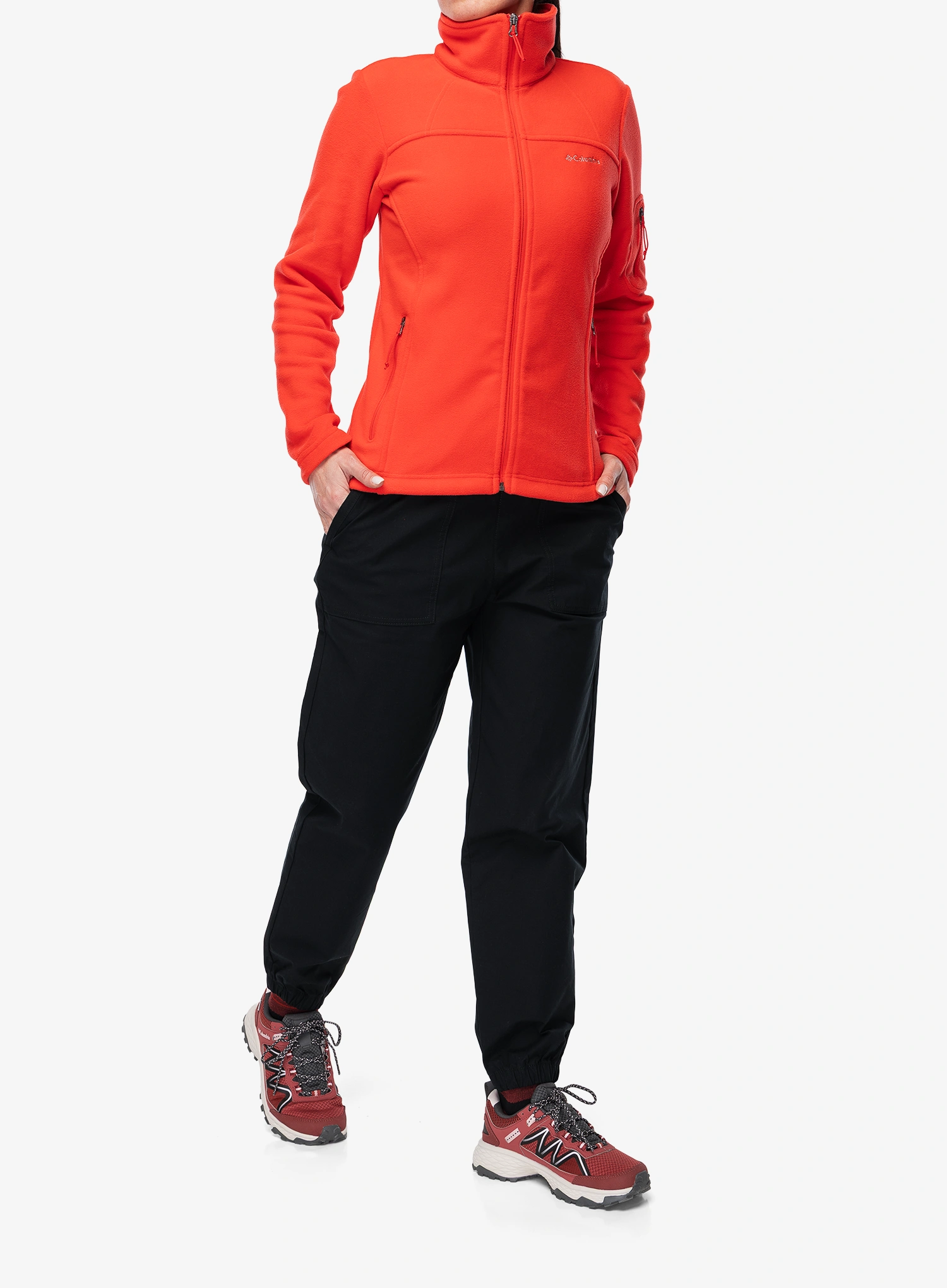 Columbia Fast Trek II Jacket Női polár - poppy red