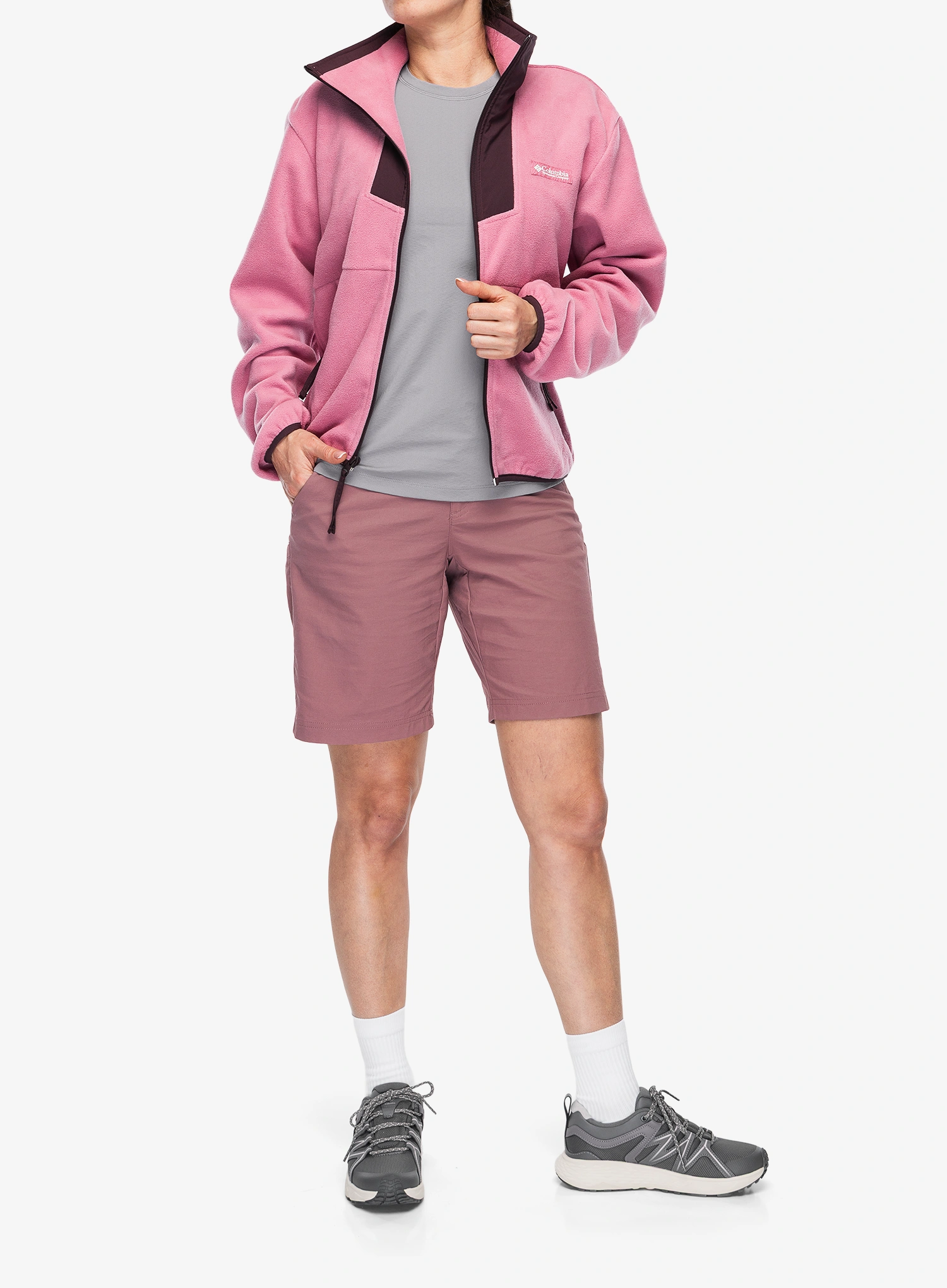 Columbia Sequoia Grove Full Zip Fleece Női polár - rosette/moonvista