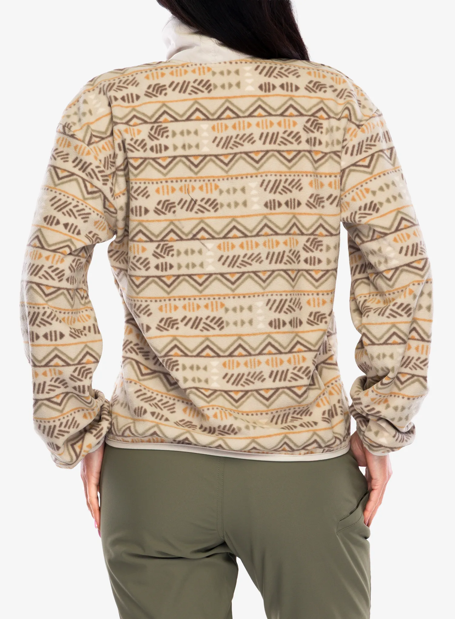 Columbia Sequoia Grove Printed Half Zip Női polár - dark stone horizons