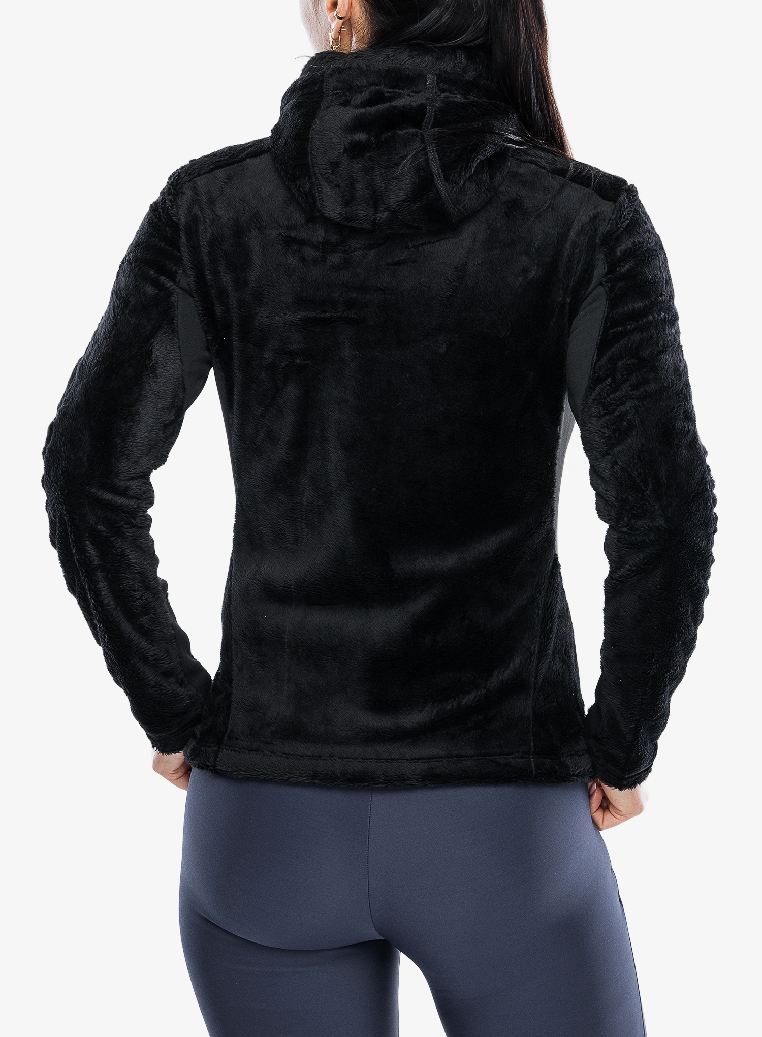 Montura Polar Style Hooded JKT Női polár - black