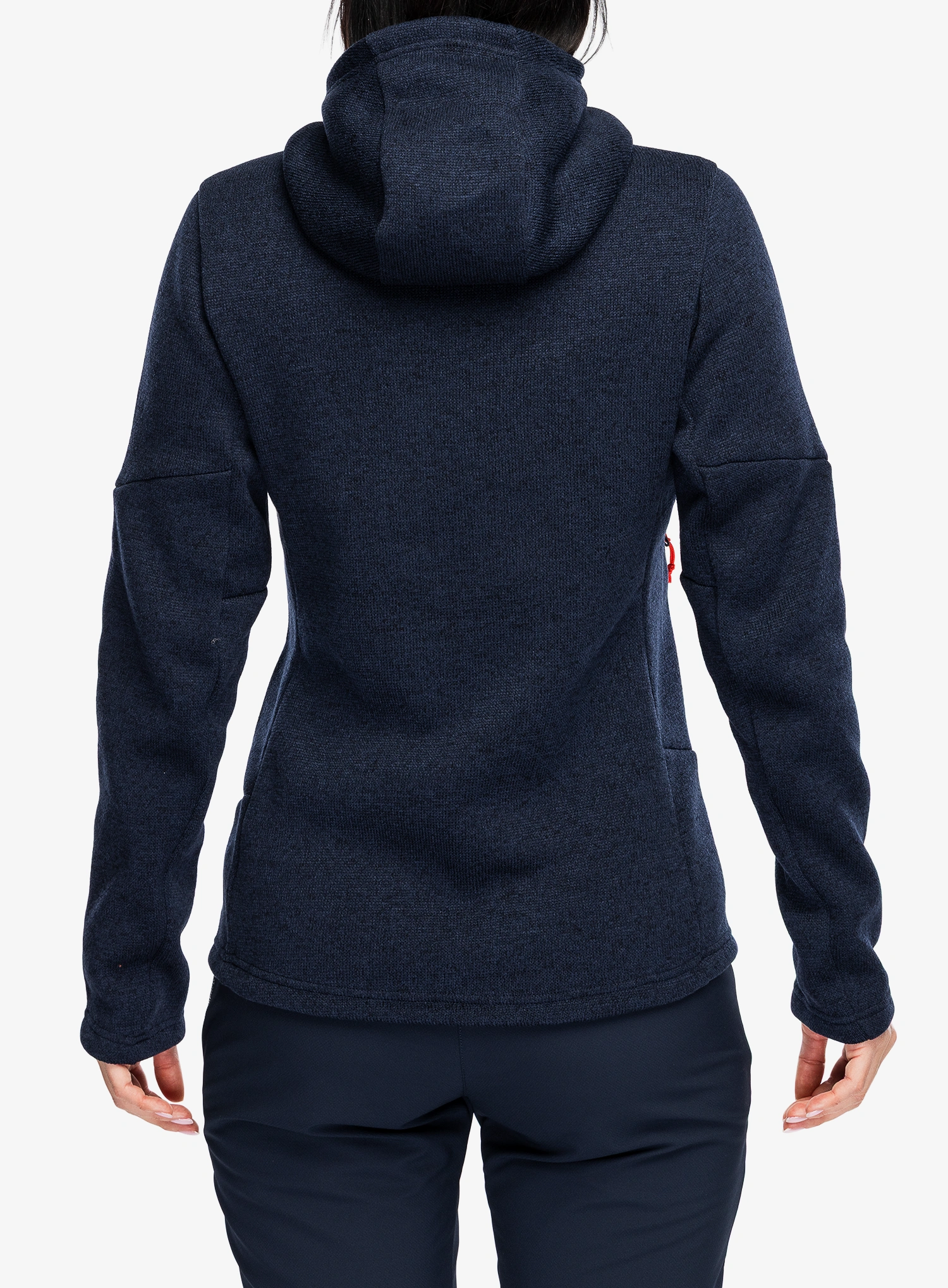Salewa Puez Rocca Pl Hooded Jacket Női polár - navy blazer