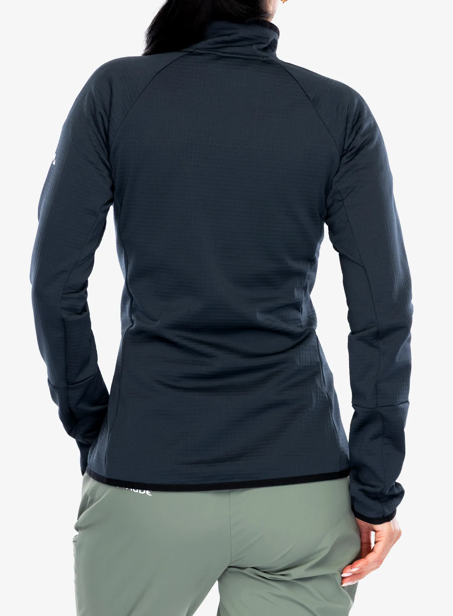 Vaude Monviso Fleece FZ Jacket II Női polár - black/black