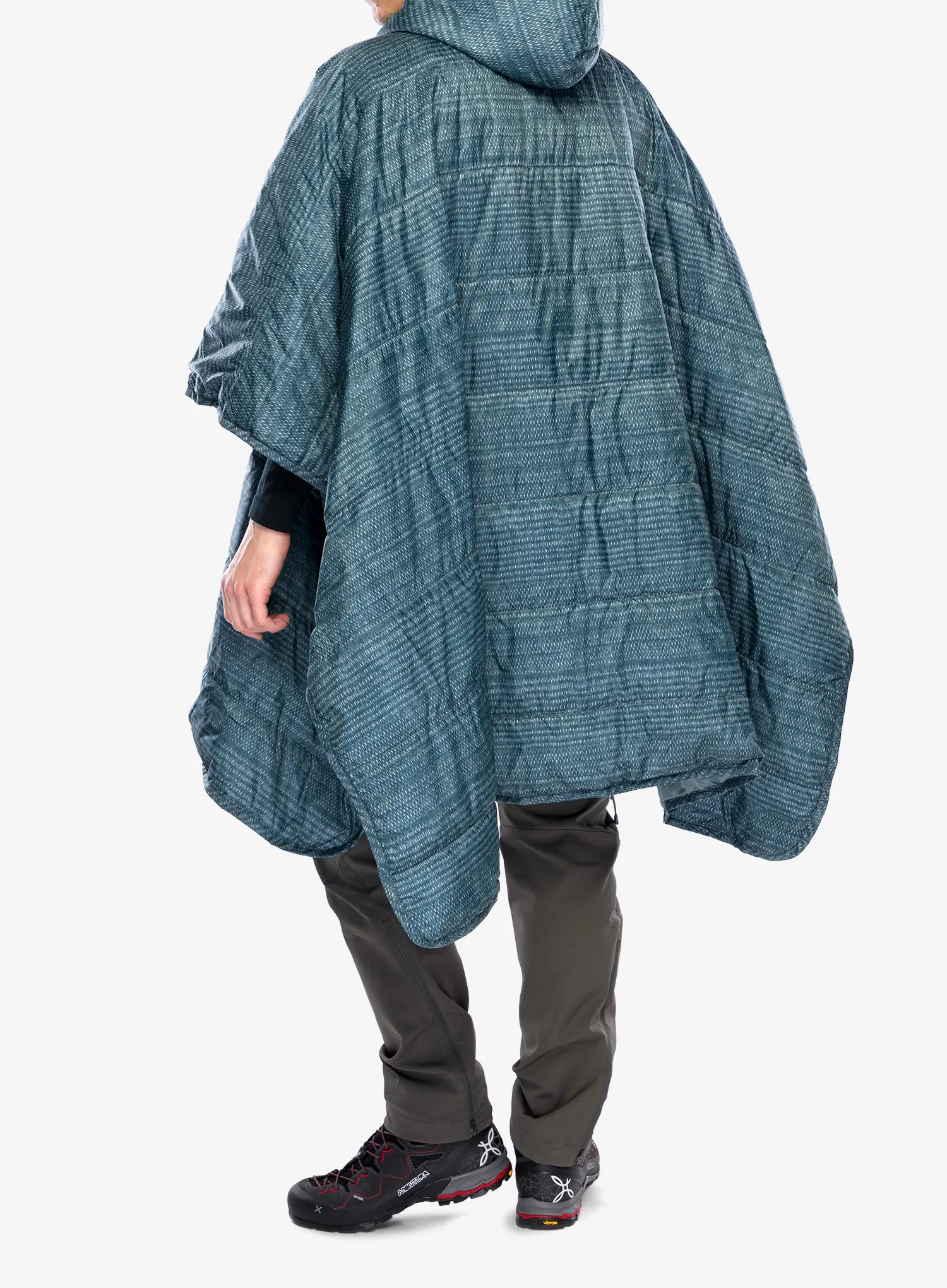 Therm a Rest Honcho Poncho Poncho - blue woven