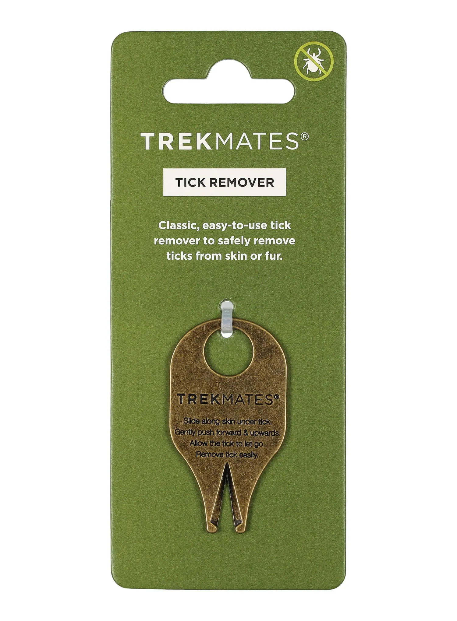Trekmates Tick Remover Kullancscsapda - brass