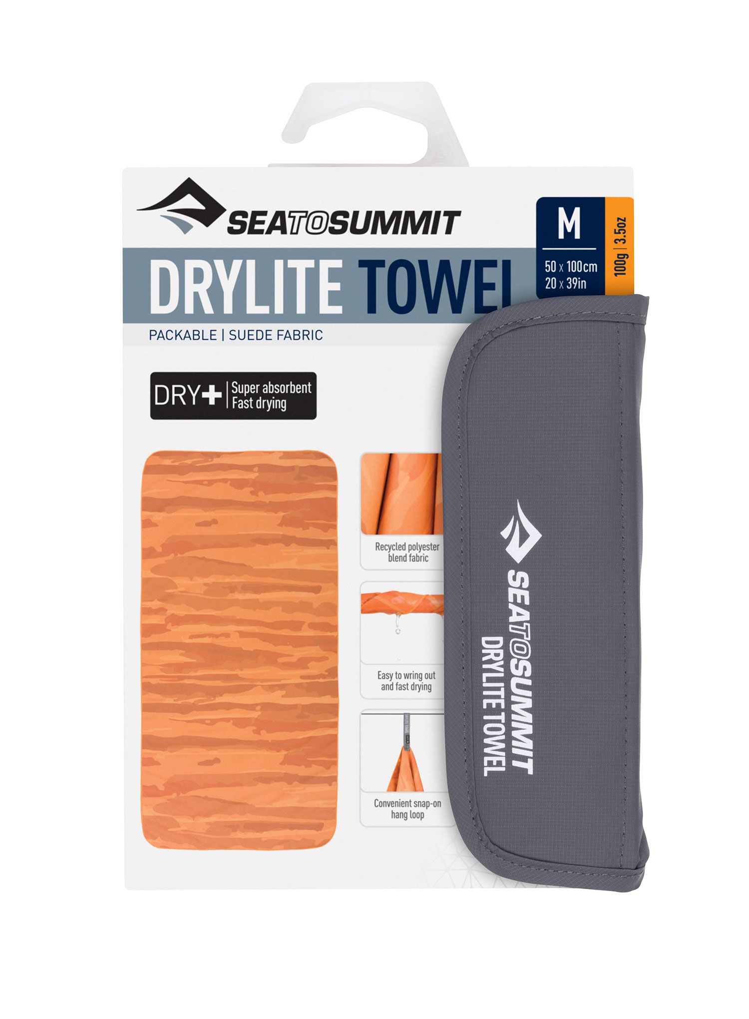 Sea To Summit DryLite Towel M Gyorsan száradó törölköző - outback sunset
