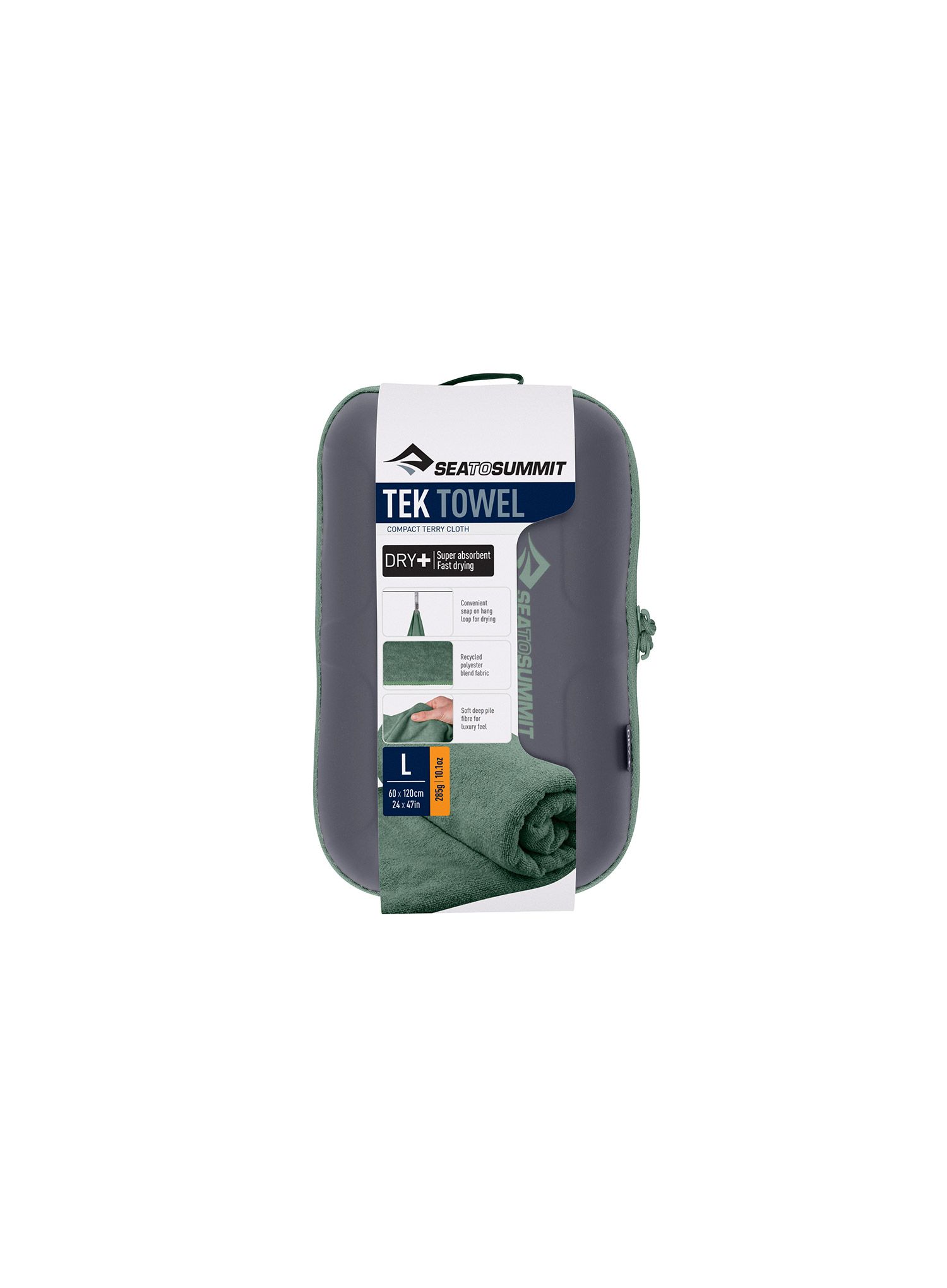 Sea To Summit Tek Towel L Gyorsan Száradó Törölköző - sage