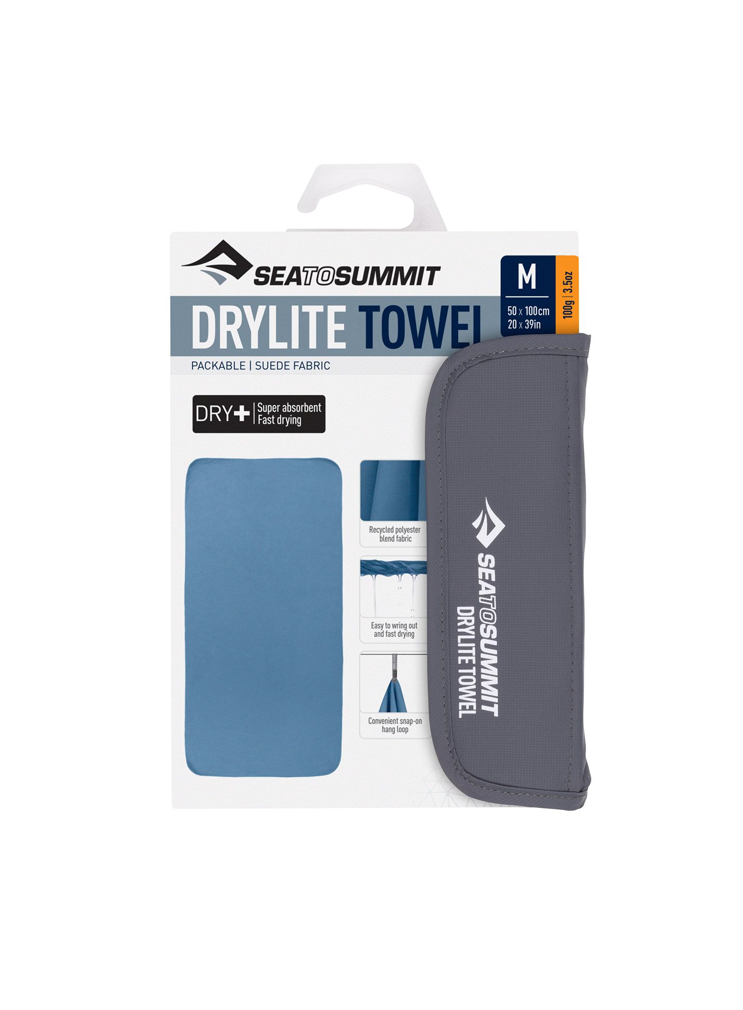 Sea To Summit DryLite Towel M Törölköző - moonlight