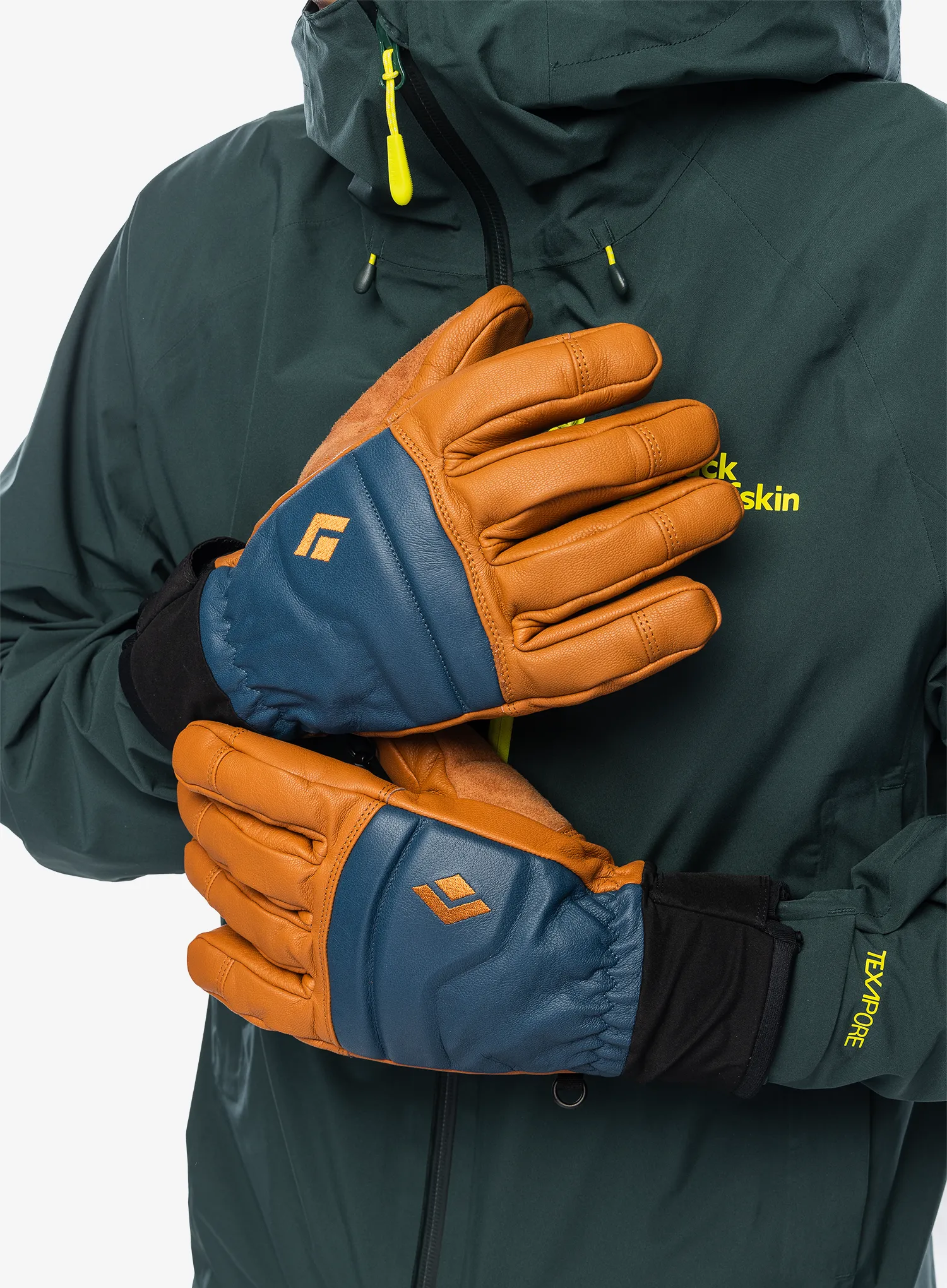 Black Diamond Spark Gloves Síkesztyű - henna/blue
