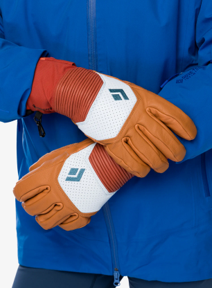 Black Diamond Impulse Gloves Női síkesztyű - henna/belay blue