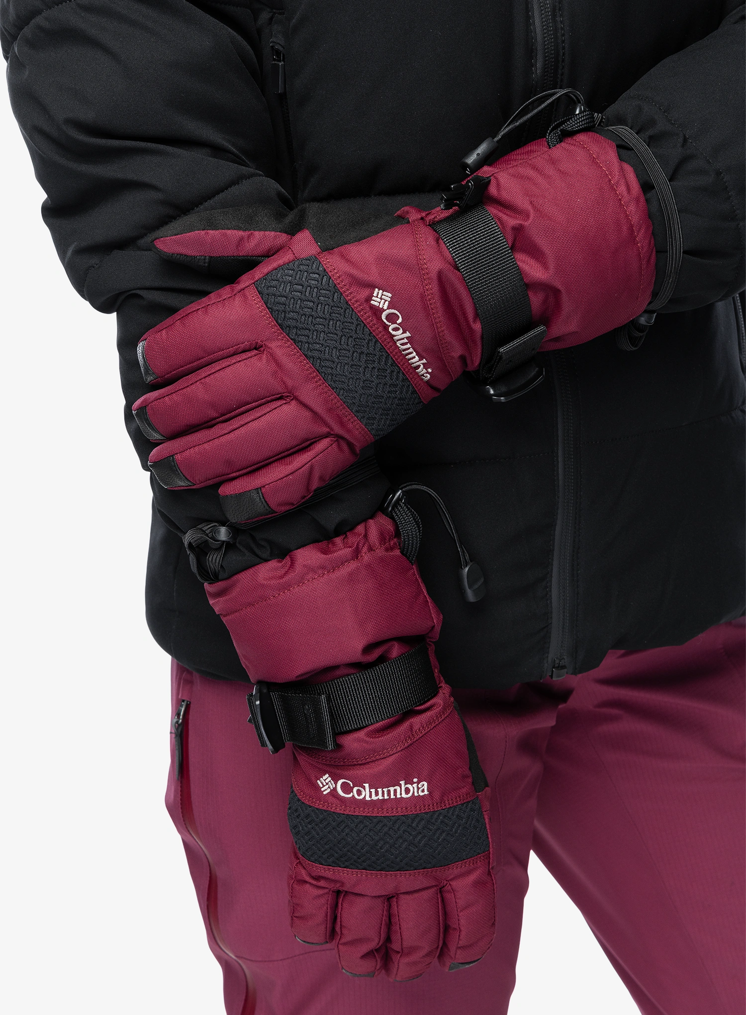 Columbia Whirlibird III Glove Női síkesztyű - rich wine