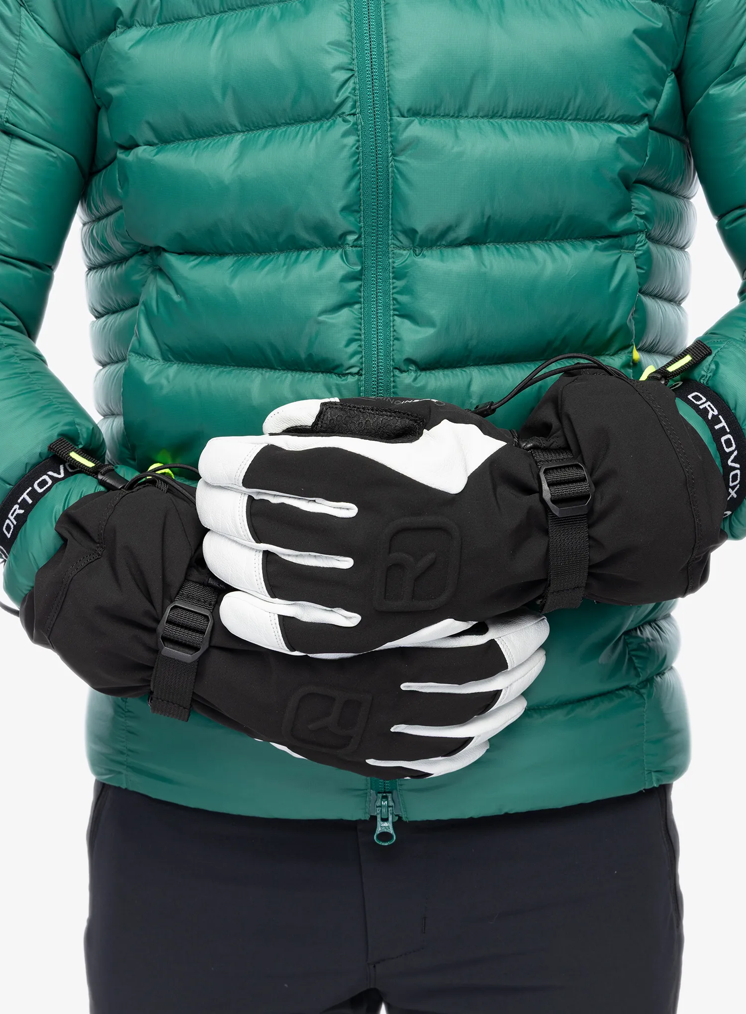 Ortovox Merino Freeride Glove Férfi síkesztyű - black raven