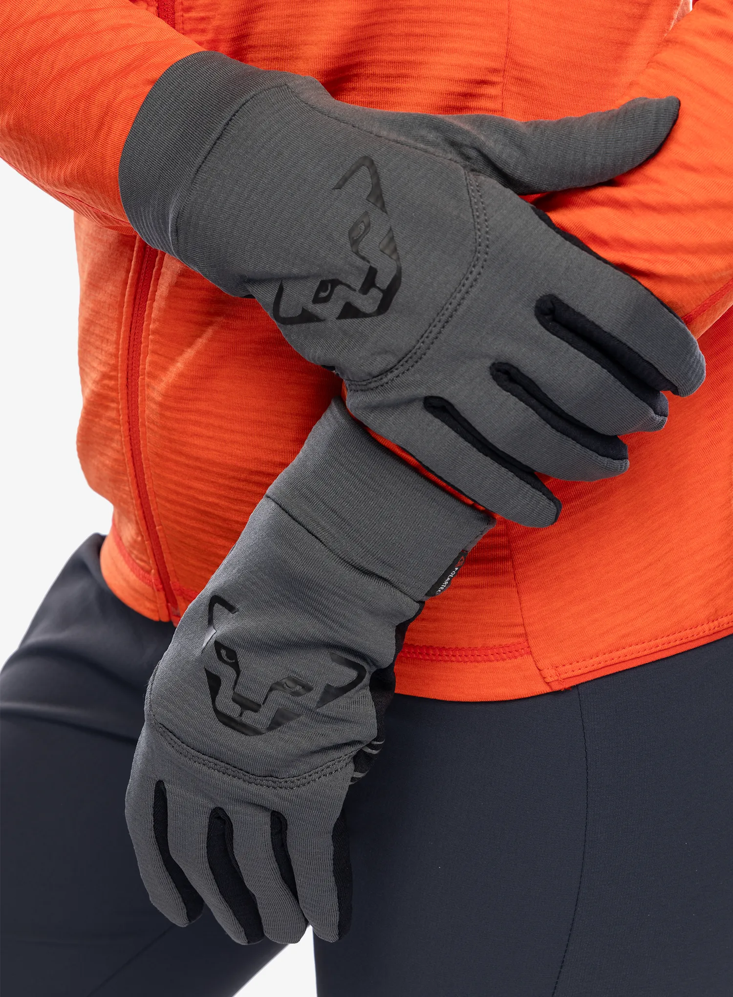 Dynafit Upcycled Thermal Gloves Kesztyű túrasíeléshez - magnet