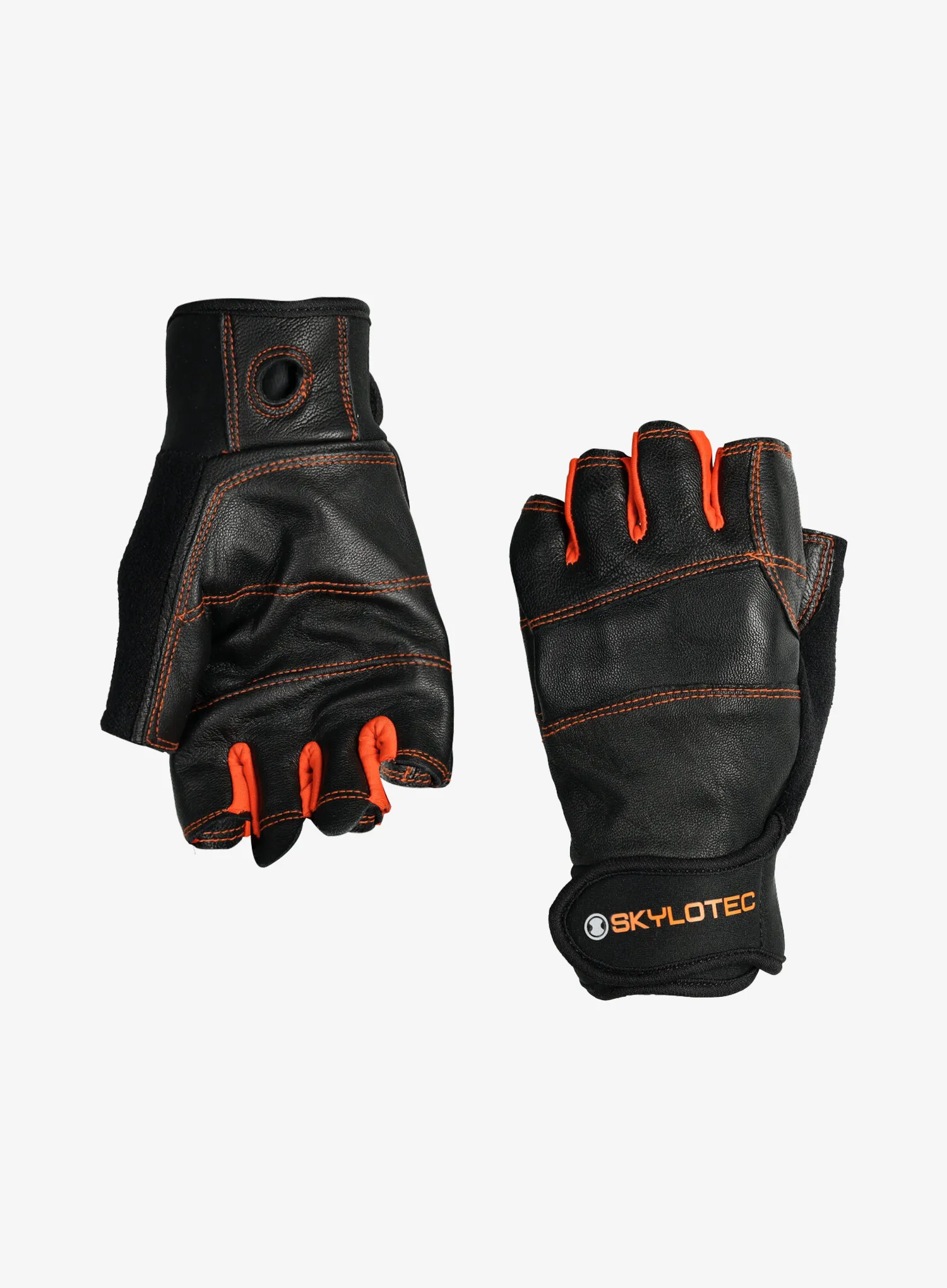 SKYLOTEC Progrip Ferrata Ujjatlan kesztyű - black/black