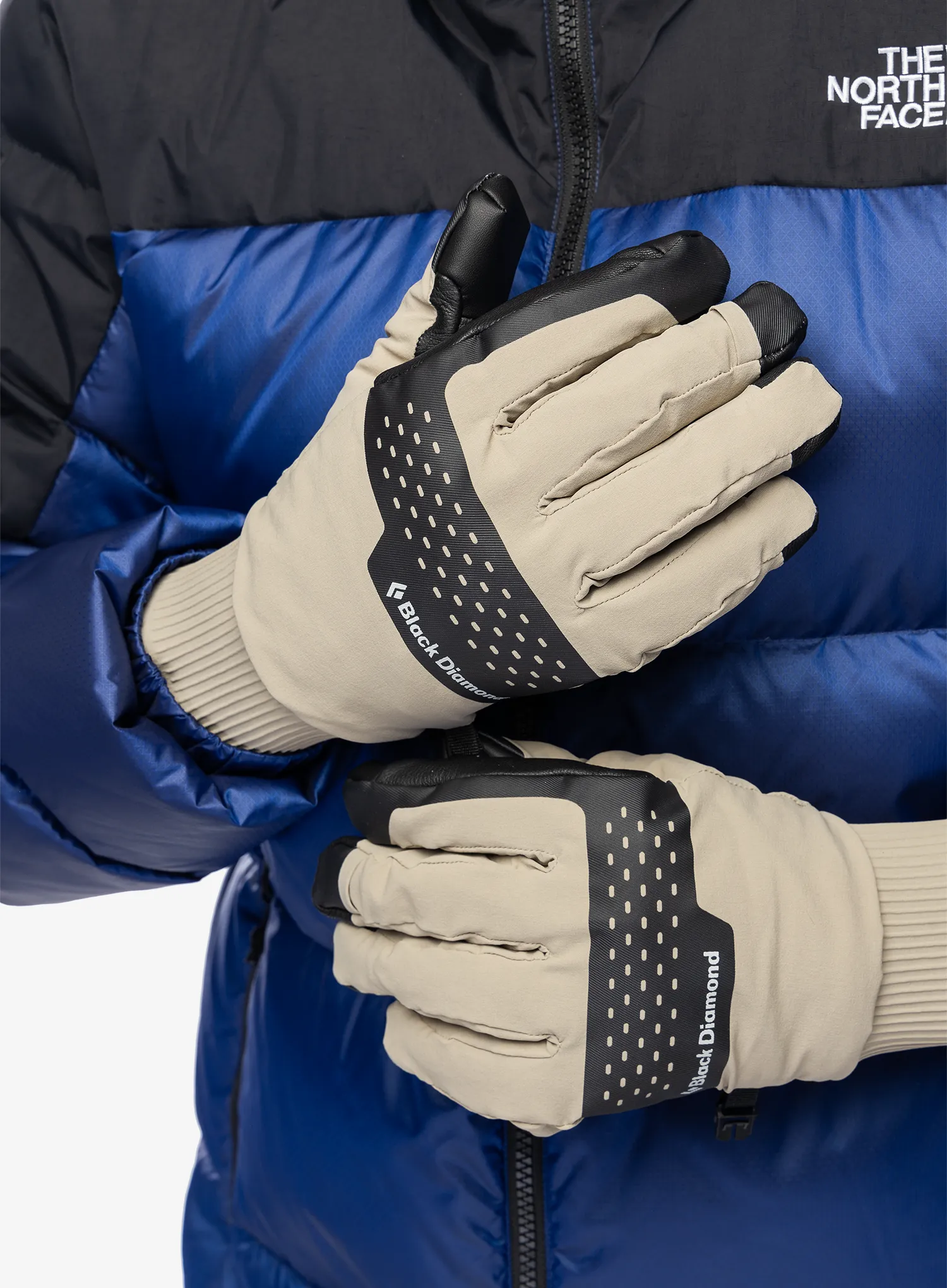 Black Diamond Alpine Softshell Gloves Kesztyű - moonstone