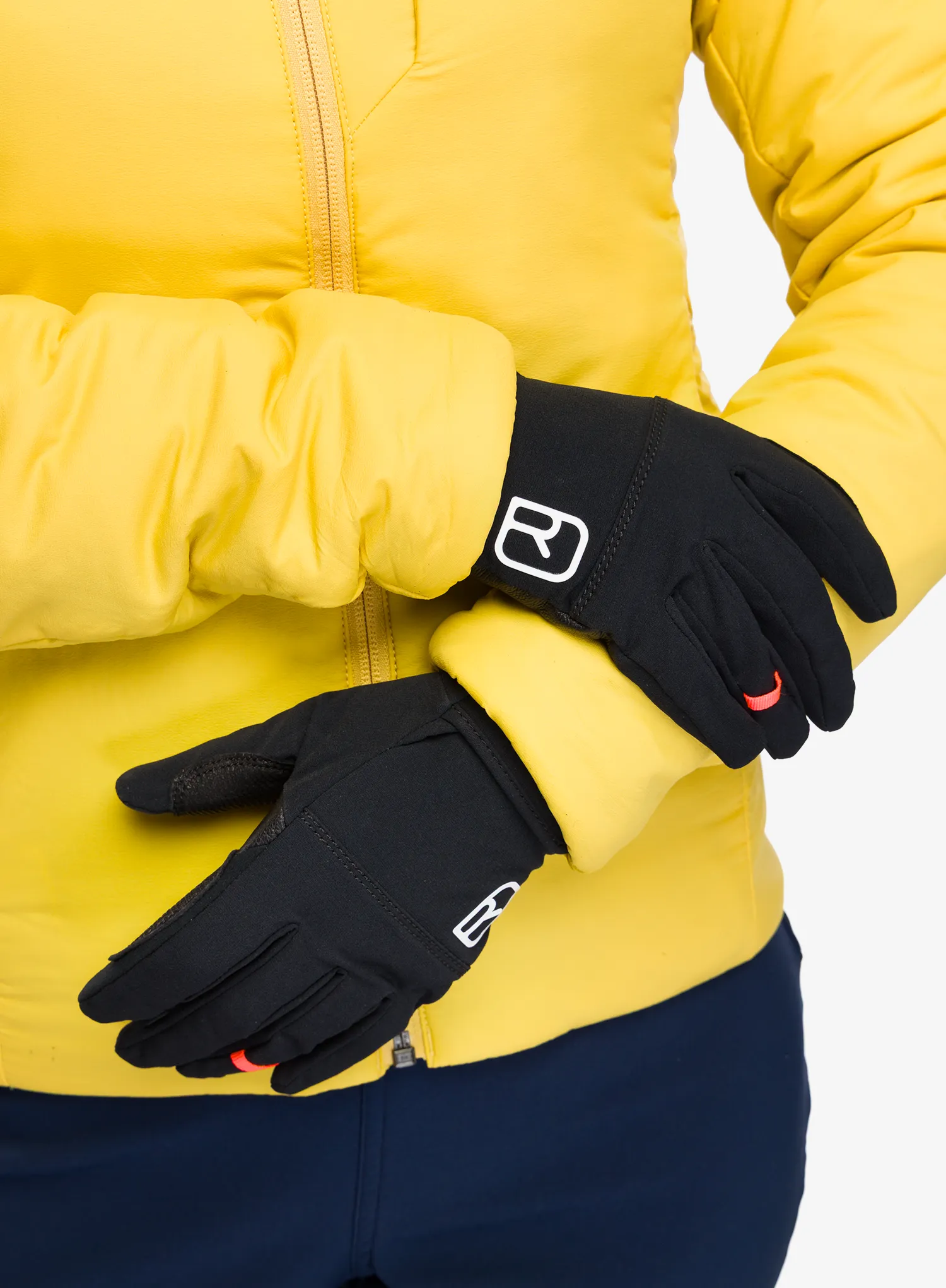 Ortovox Tour Light Glove Női kesztyű - black raven