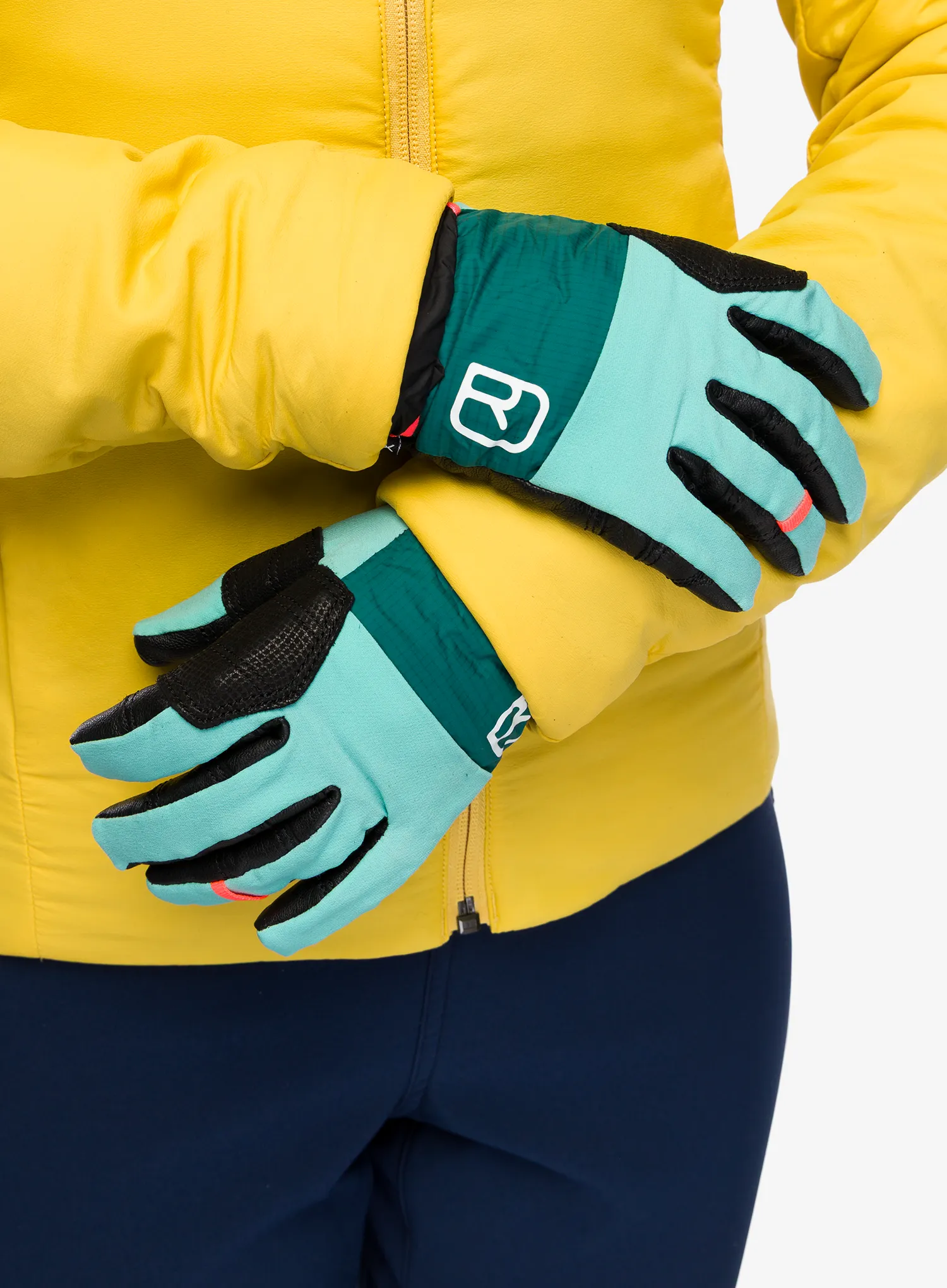 Ortovox Tour Pro Cover Glove Női kesztyű - ice waterfall