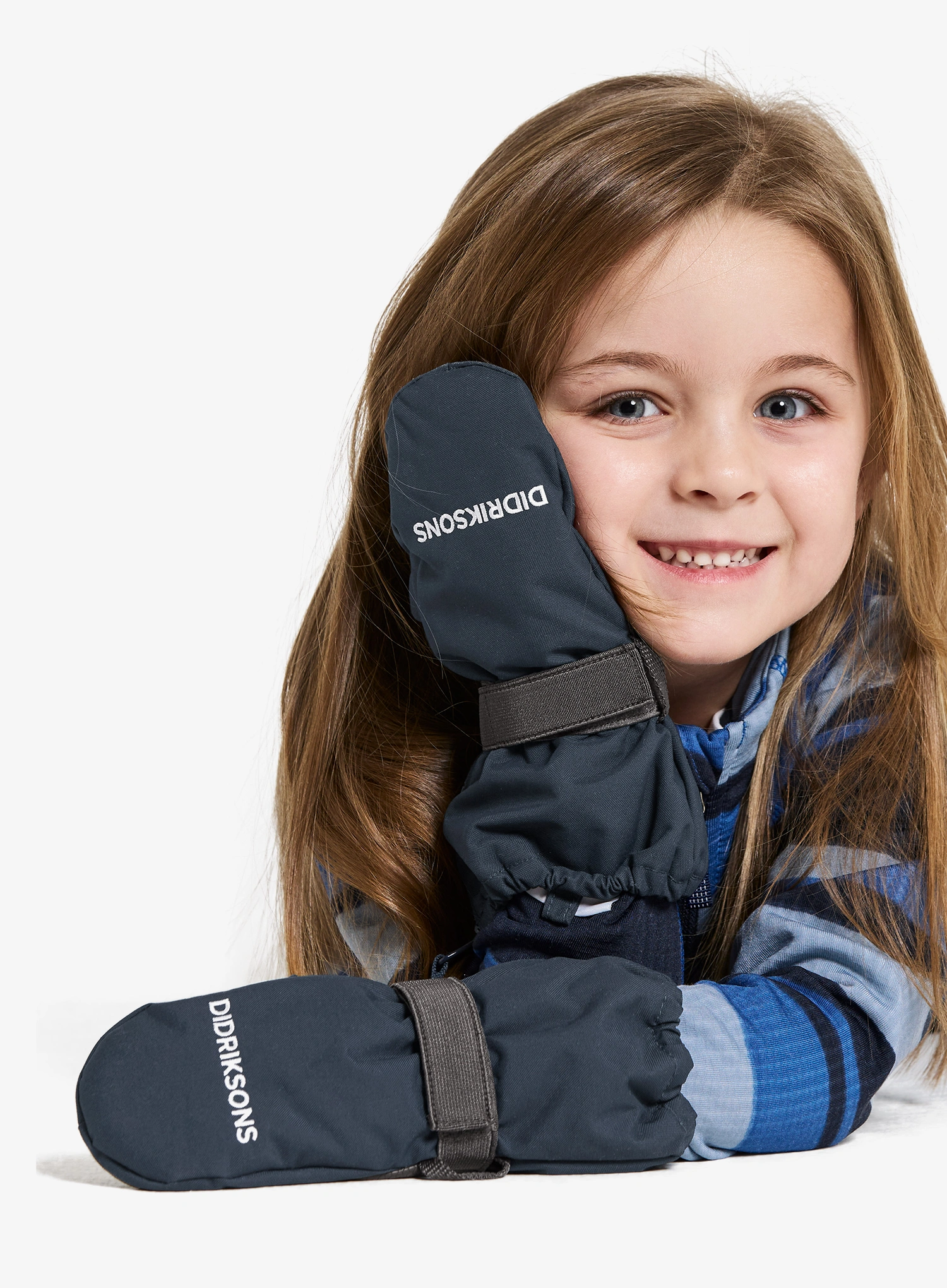 Didriksons Biggles Zip Mitten 8 Gyerek kesztyűk - navy