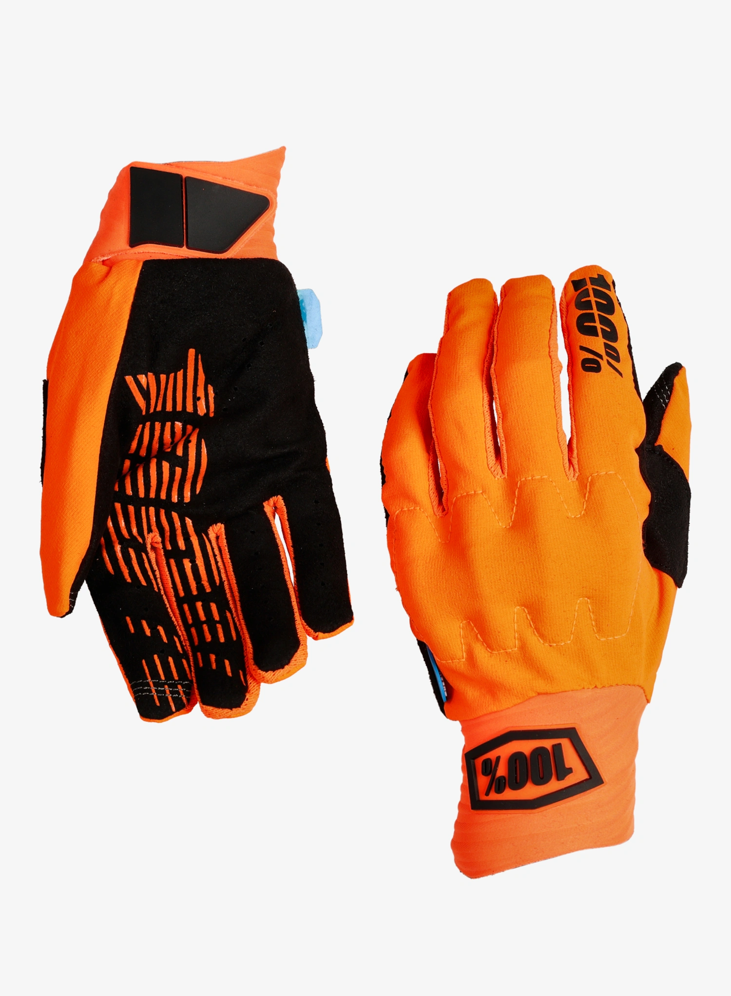 100% Cognito Smart Shock Kerékpáros kesztyű - fluo orange