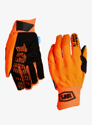 100% Cognito Smart Shock Kerékpáros kesztyű - fluo orange