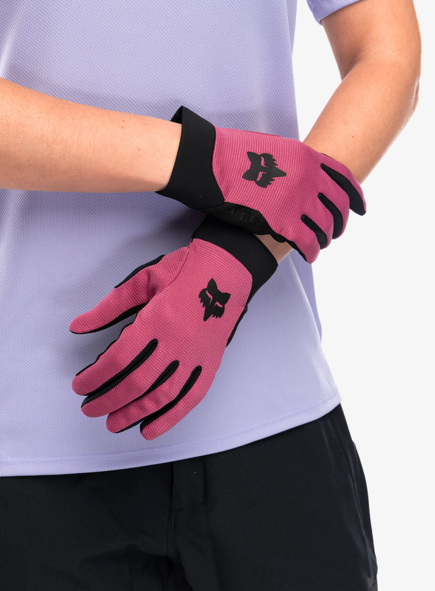 Fox Ranger Glove Női kerékpáros kesztyű - berry
