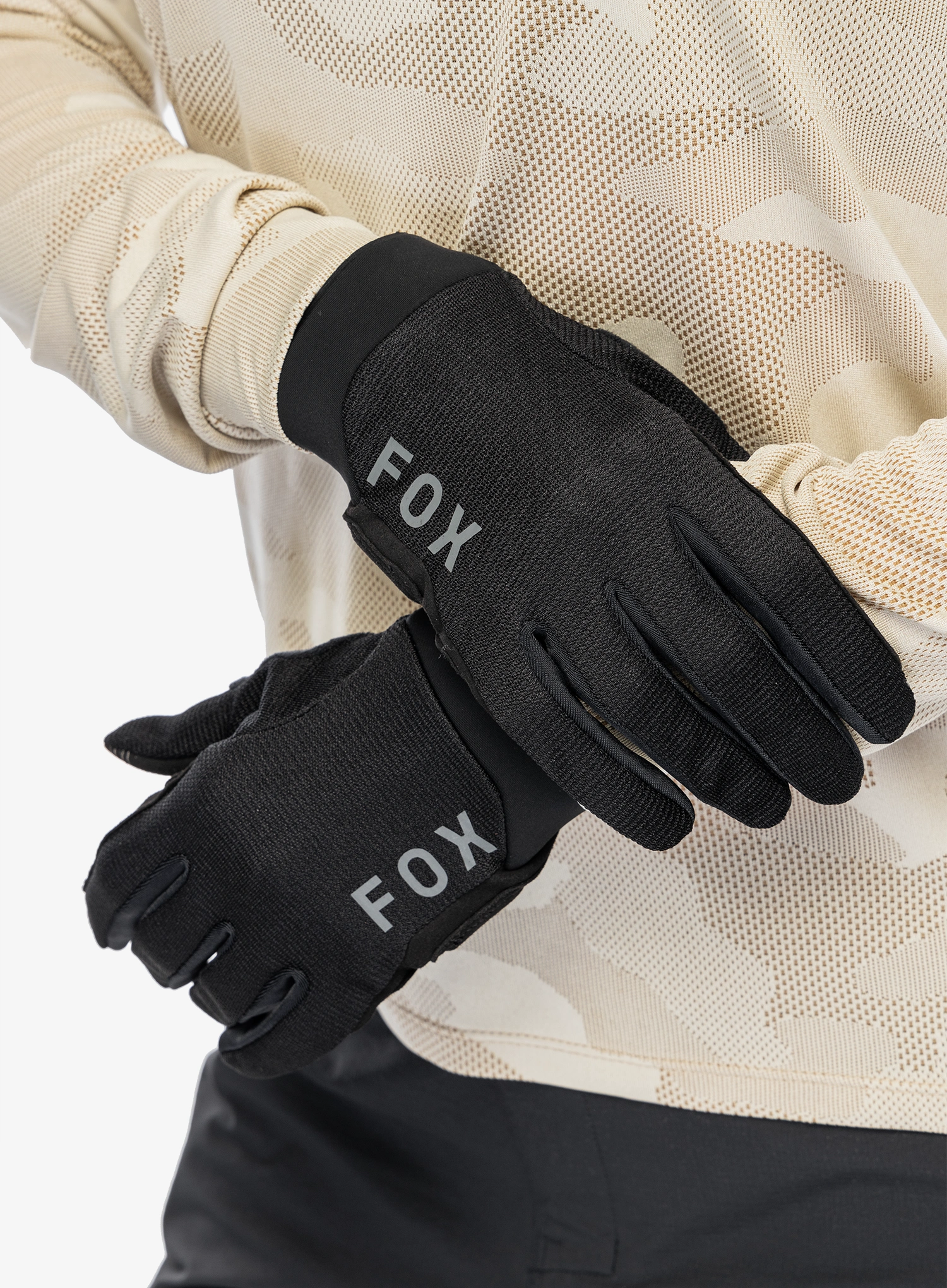 Fox Ranger Glove Gel Női kerékpáros kesztyű - black/black