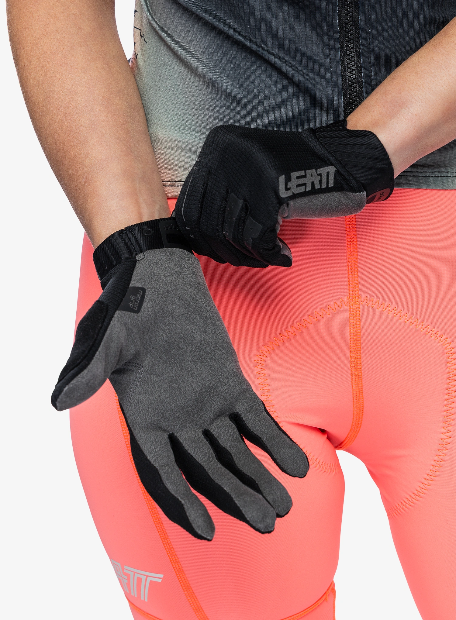 Leatt Glove MTB 1.0 GripR Női kerékpáros kesztyű - stealth