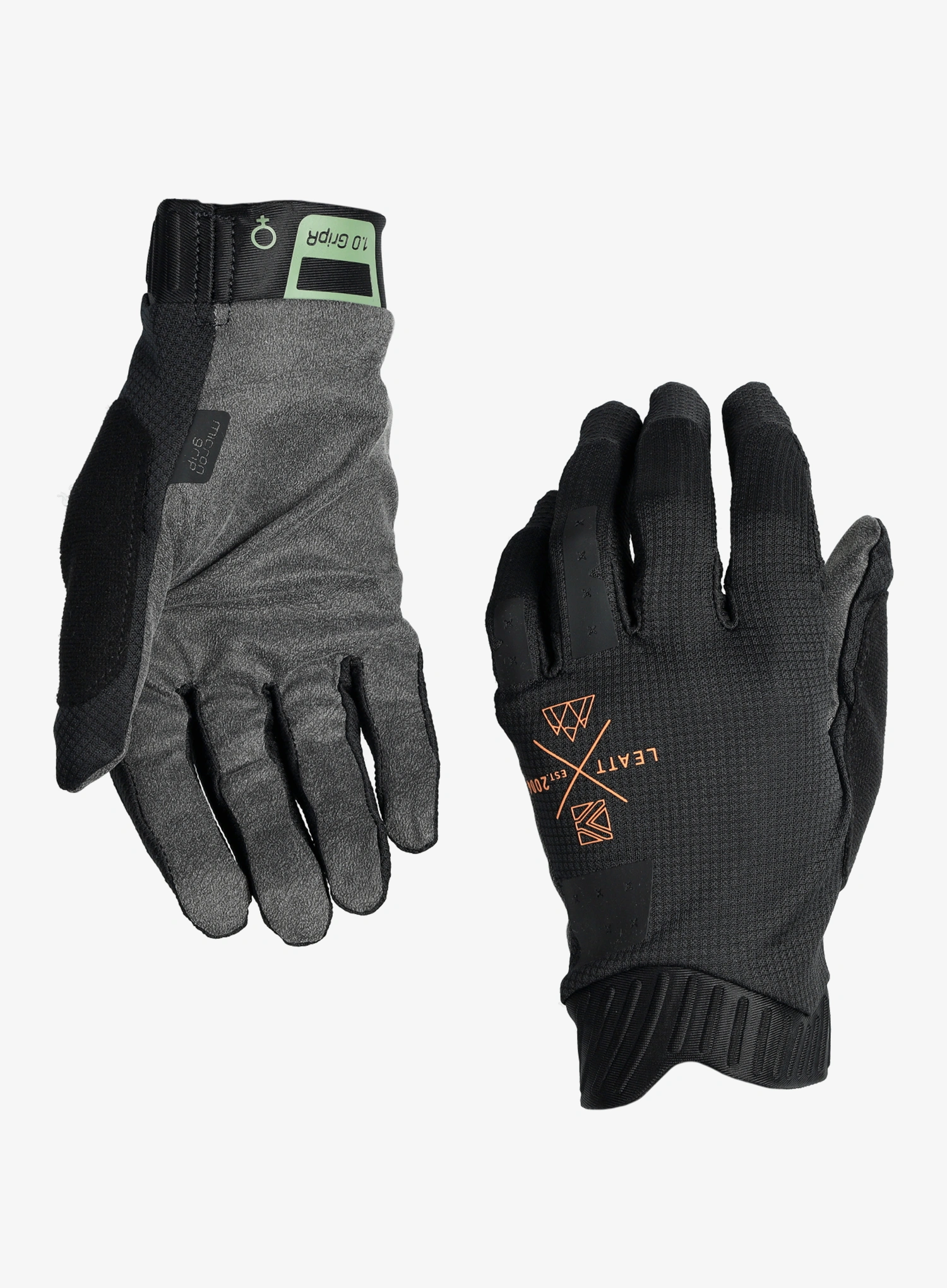Leatt Glove MTB 1.0 GripR Női kerékpáros kesztyű - stealth/stealth