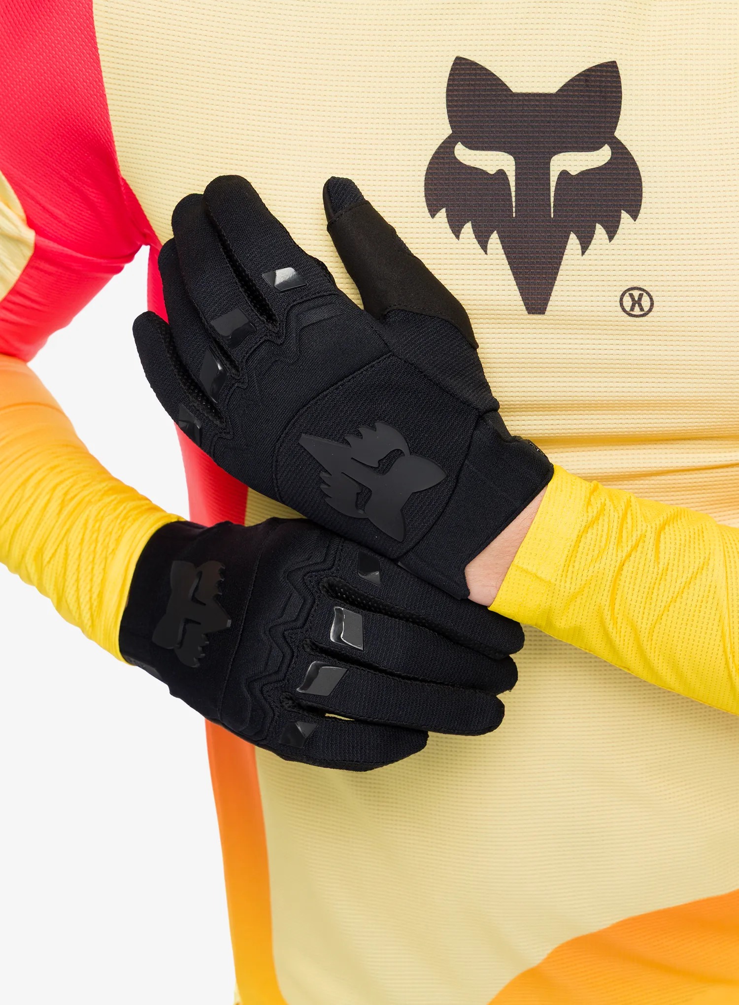 Fox Dirtpaw Glove Kerékpáros kesztyű - black/black