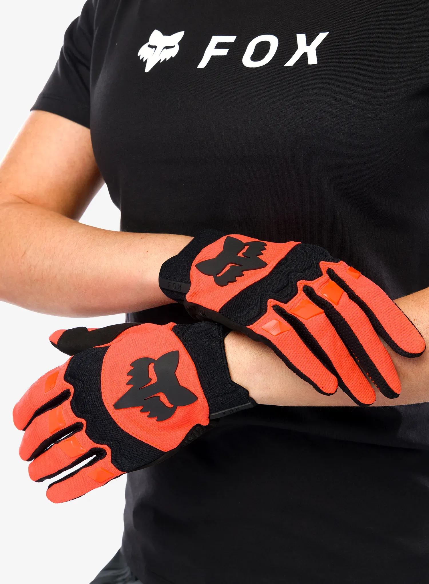 Fox Dirtpaw Glove Kerékpáros kesztyű - fluo orange