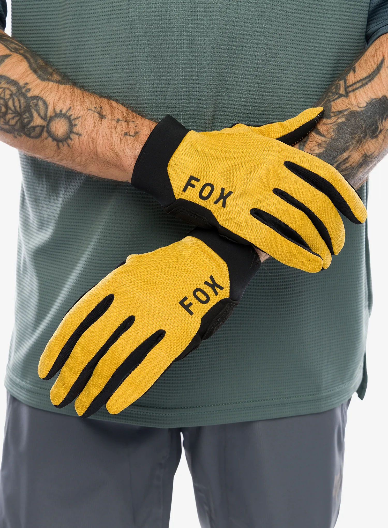 Fox Ranger Glove Gel Kerékpáros kesztyű - bronze