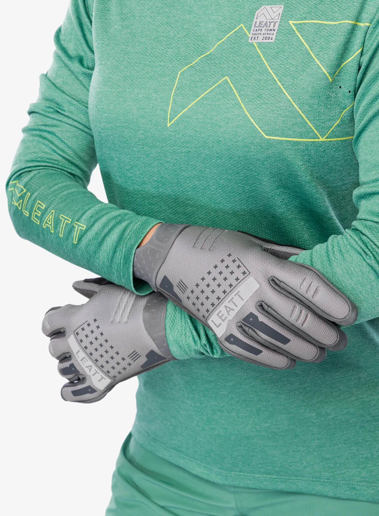 Leatt Glove MTB 2.0 SubZero Kerékpáros kesztyű - granite