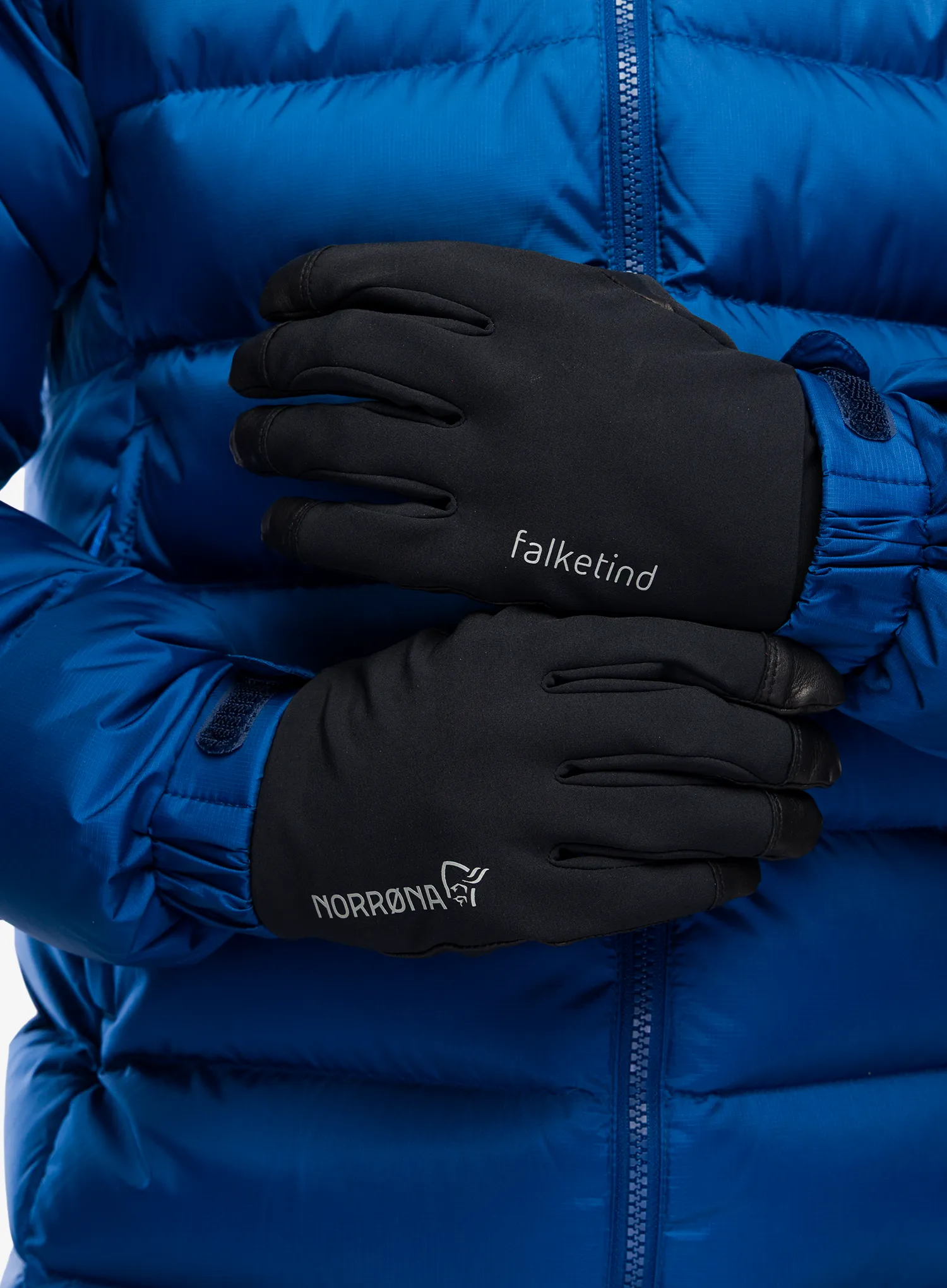 Norrona Falketind Gore-Tex Infinium Short Gloves Softshell-Kesztyű - caviar