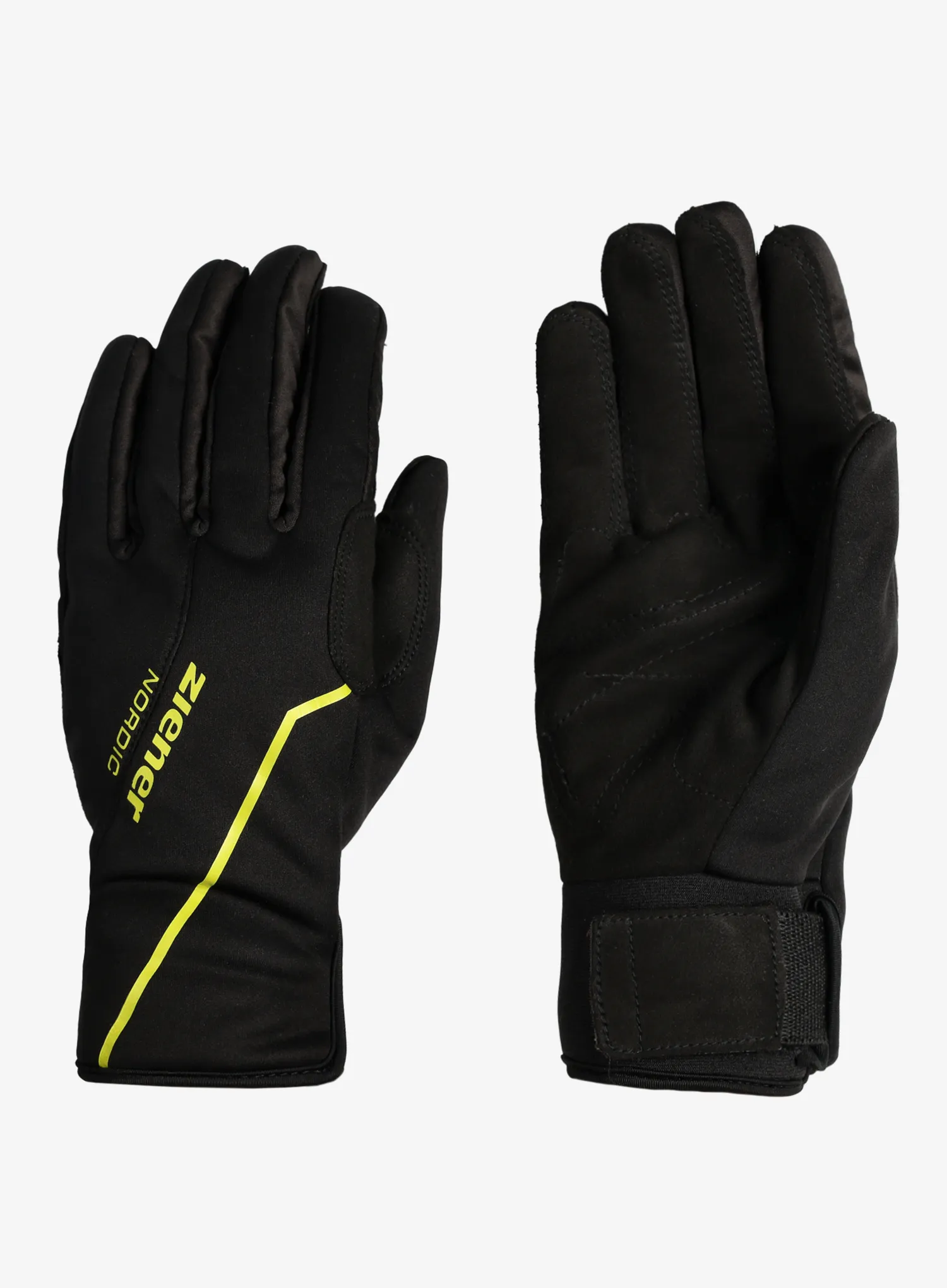 Ziener Ultimo PR Softshell-Kesztyű - black/lime