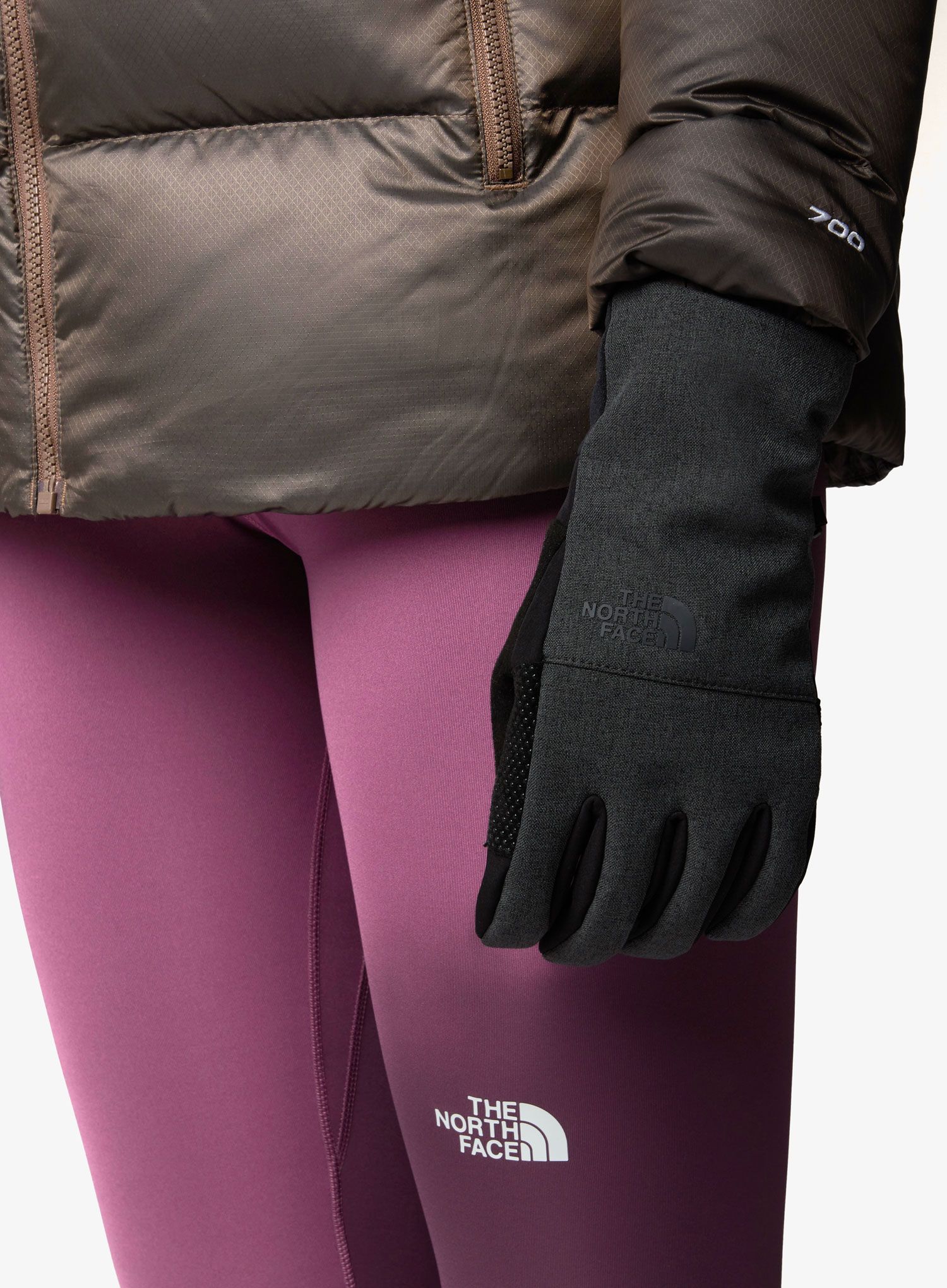 The North Face Apex Etip Glove Női kesztyű hegyi túrázáshoz - tnf dark grey heather