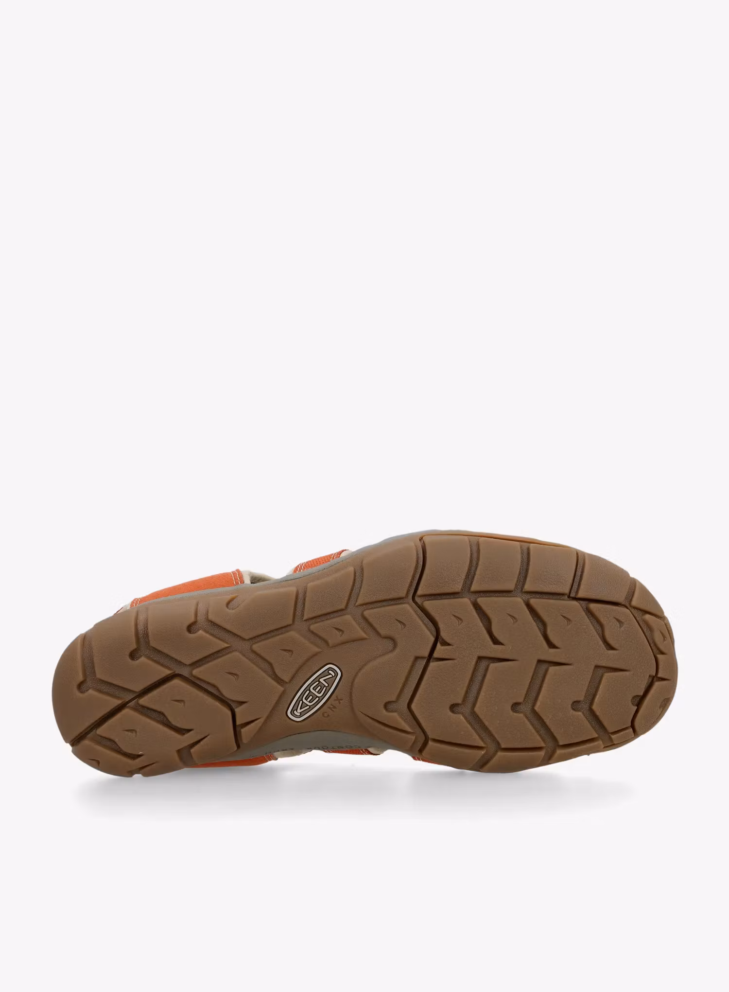 Keen Clearwater CNX Férfi szandál - burnt brick/safari