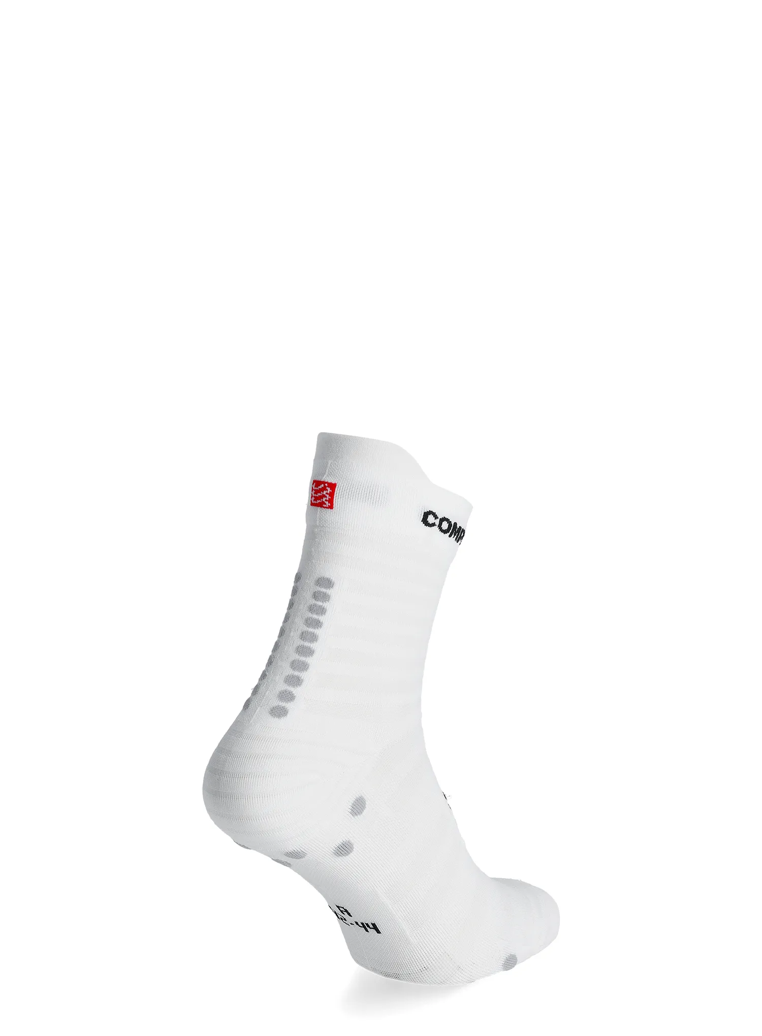Compressport Pro Racing v4.0 UL Run High Futózokni - white/alloy