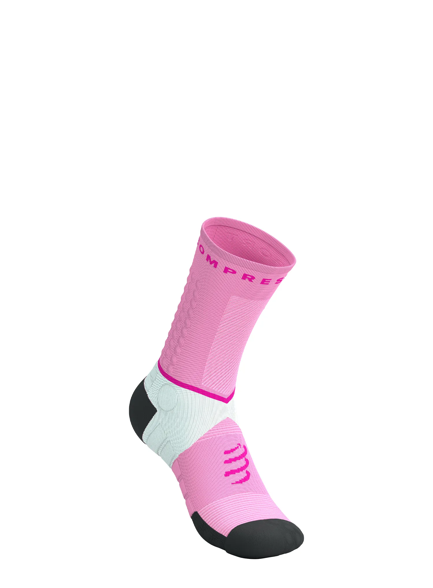 Compressport Ultra Trail Socks v2.0 Futózokni - begonia/neon pink