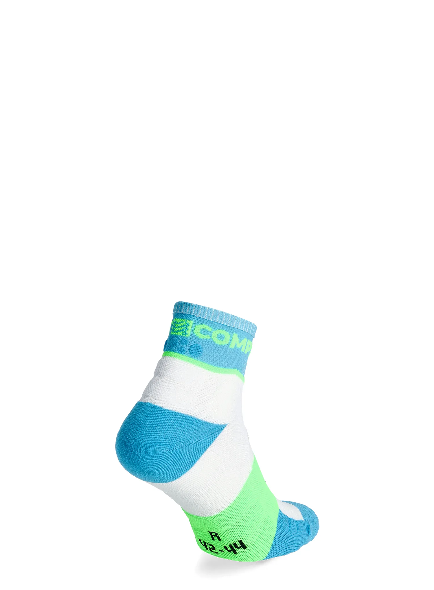 Compressport Ultra Trail Socks v2.0 Low Futózokni - norse blue/neon green